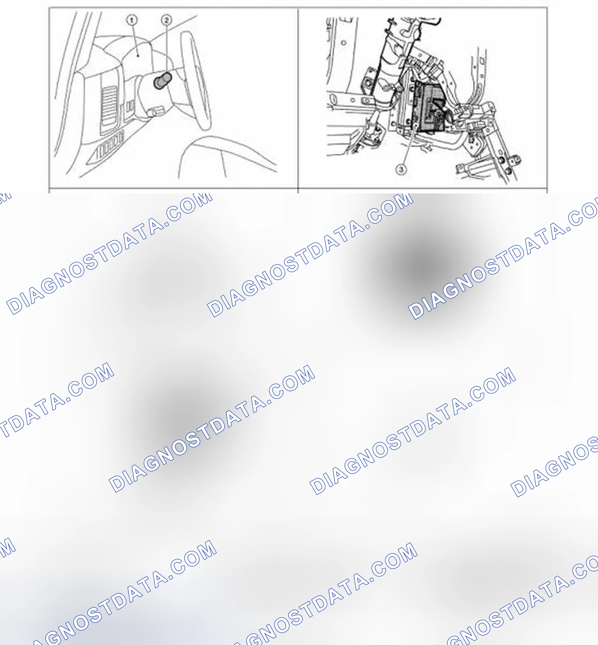 Scheme 66: WARNING CHIME SYSTEM : Component Parts Location