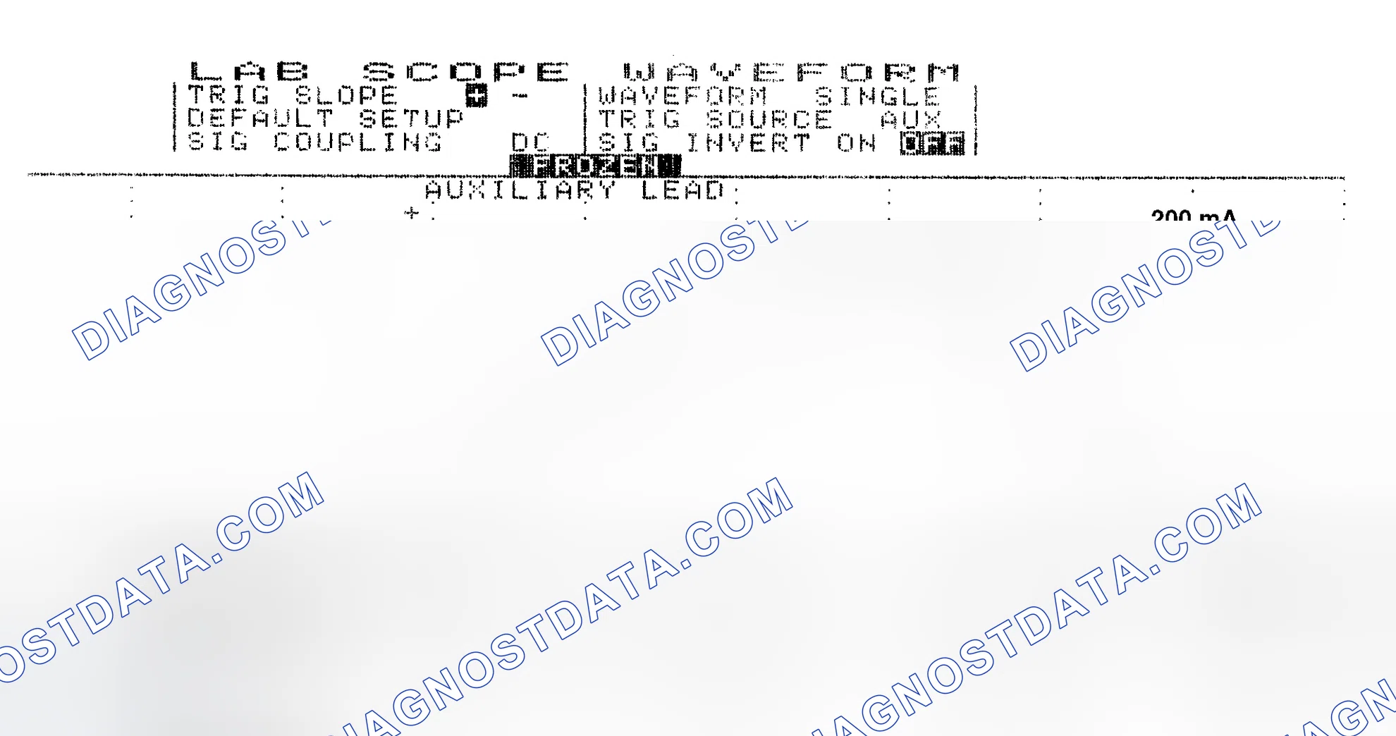 Scheme 13: Single Injector w/Normal Current Flow - Current Pattern