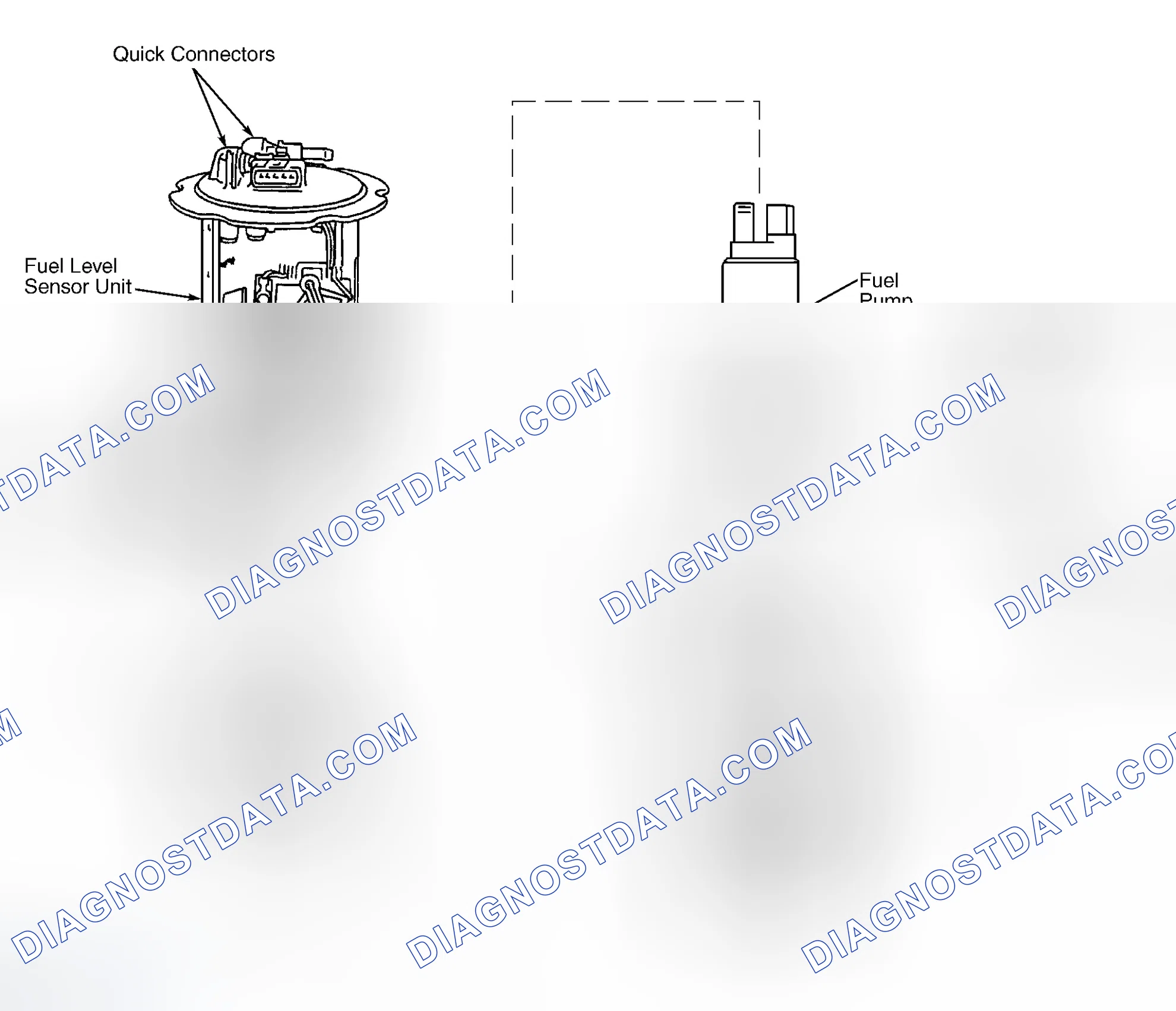 Scheme 8: FUEL PUMP, FUEL LEVEL SENSOR & FUEL FILTER - I30, MAXIMA & SENTRA