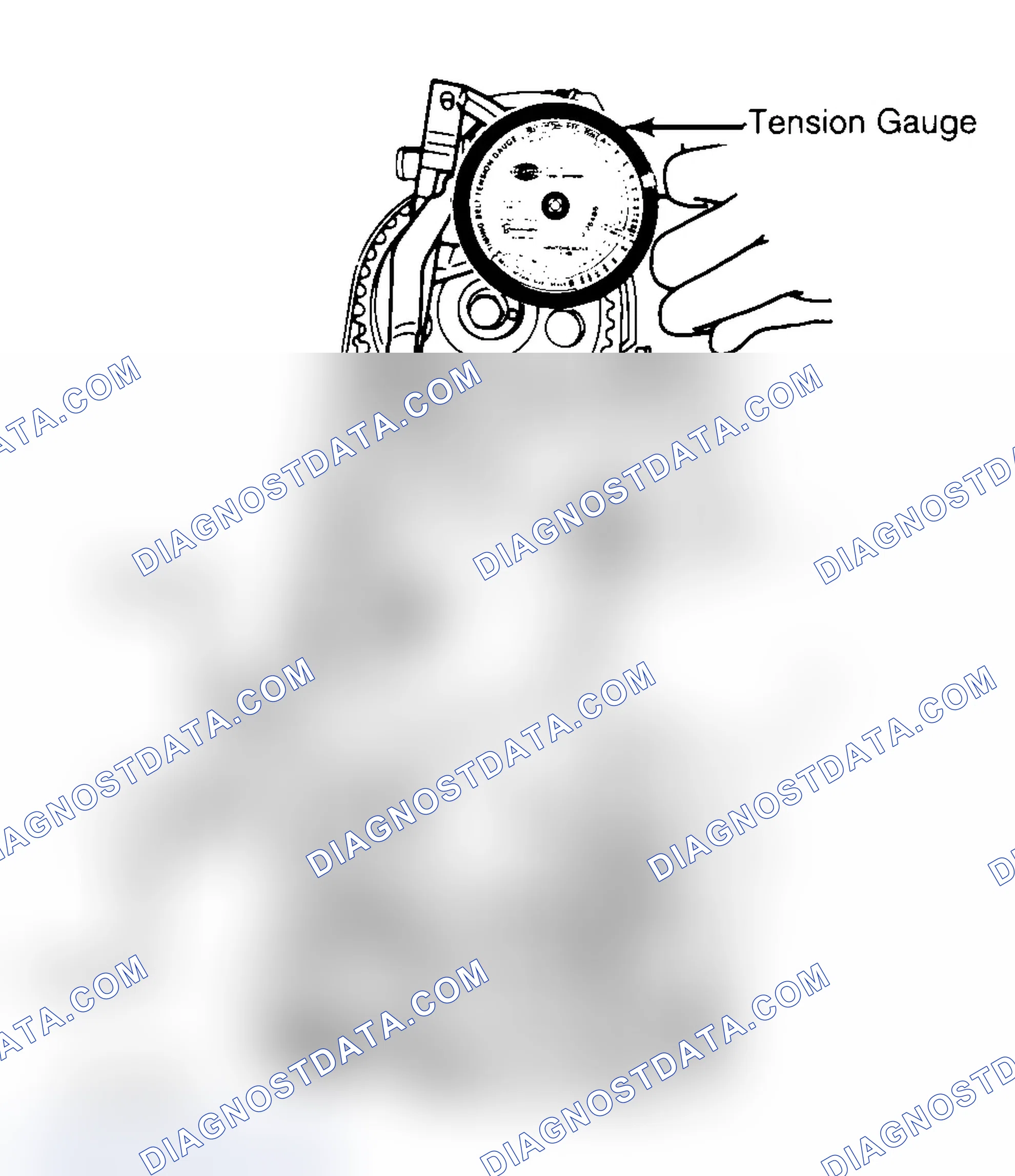 Scheme 28: Adjusting Typical Timing Belt Tension