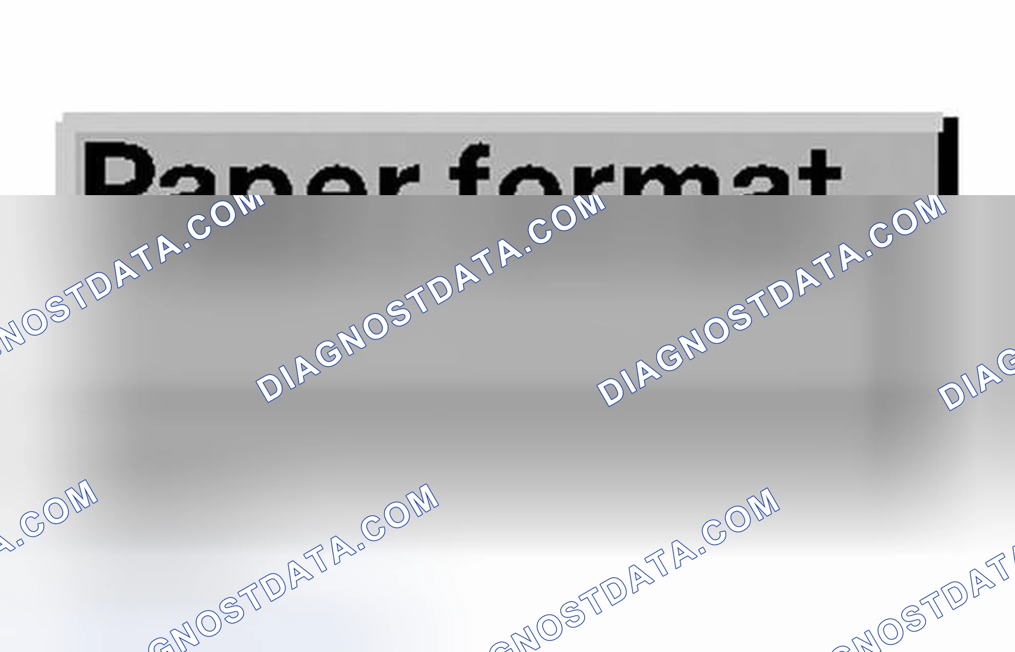 Scheme 503: Identifying Paper Format