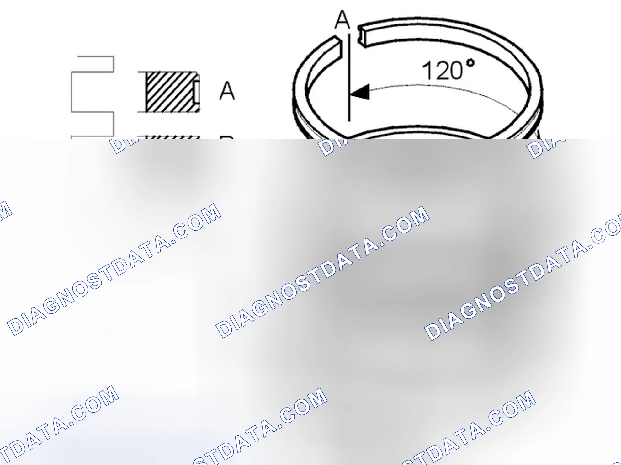 Scheme 439: Installing piston rings