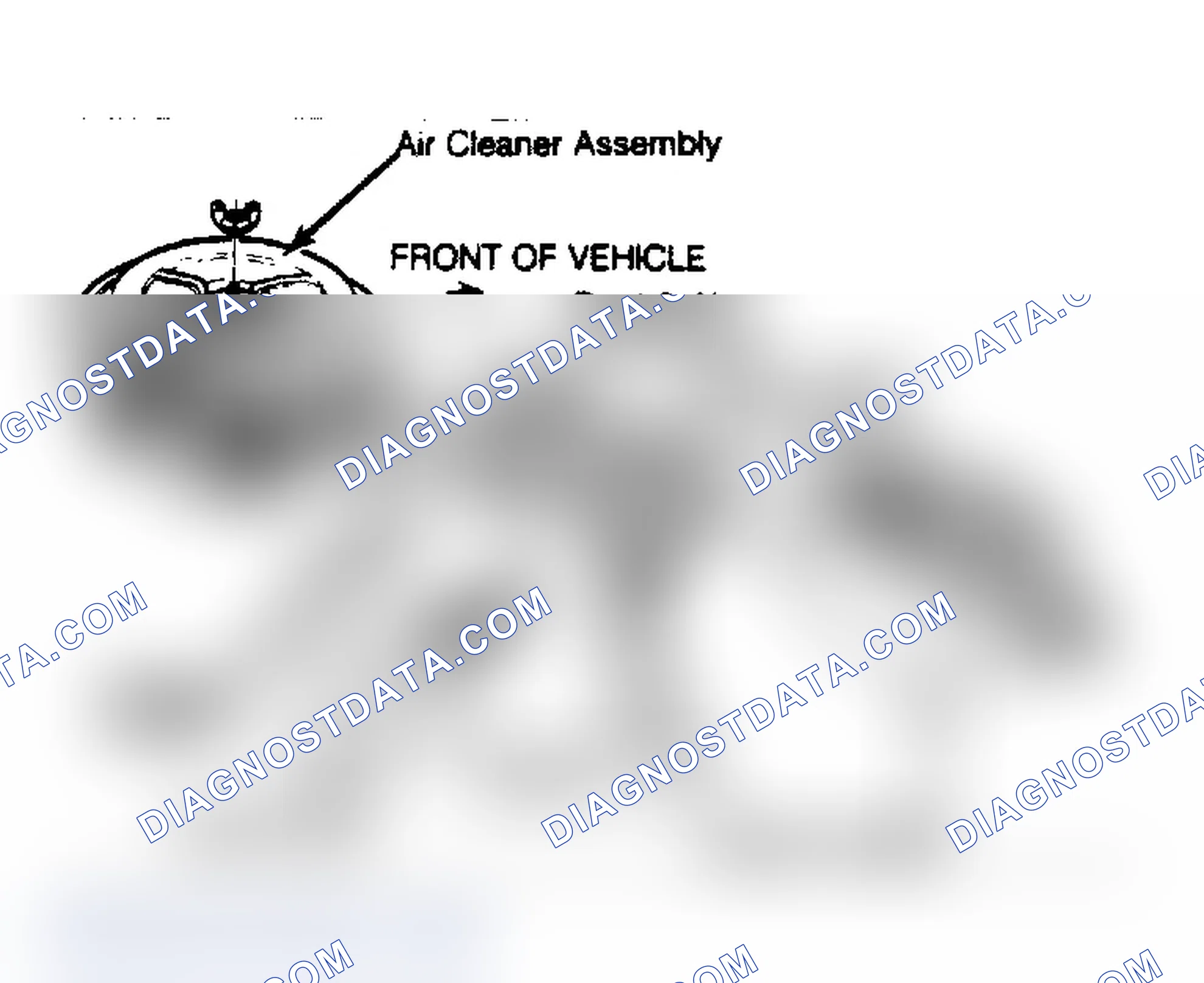 Scheme 65: View of Typical Thermostatic Air Cleaner (TAC) Assembly