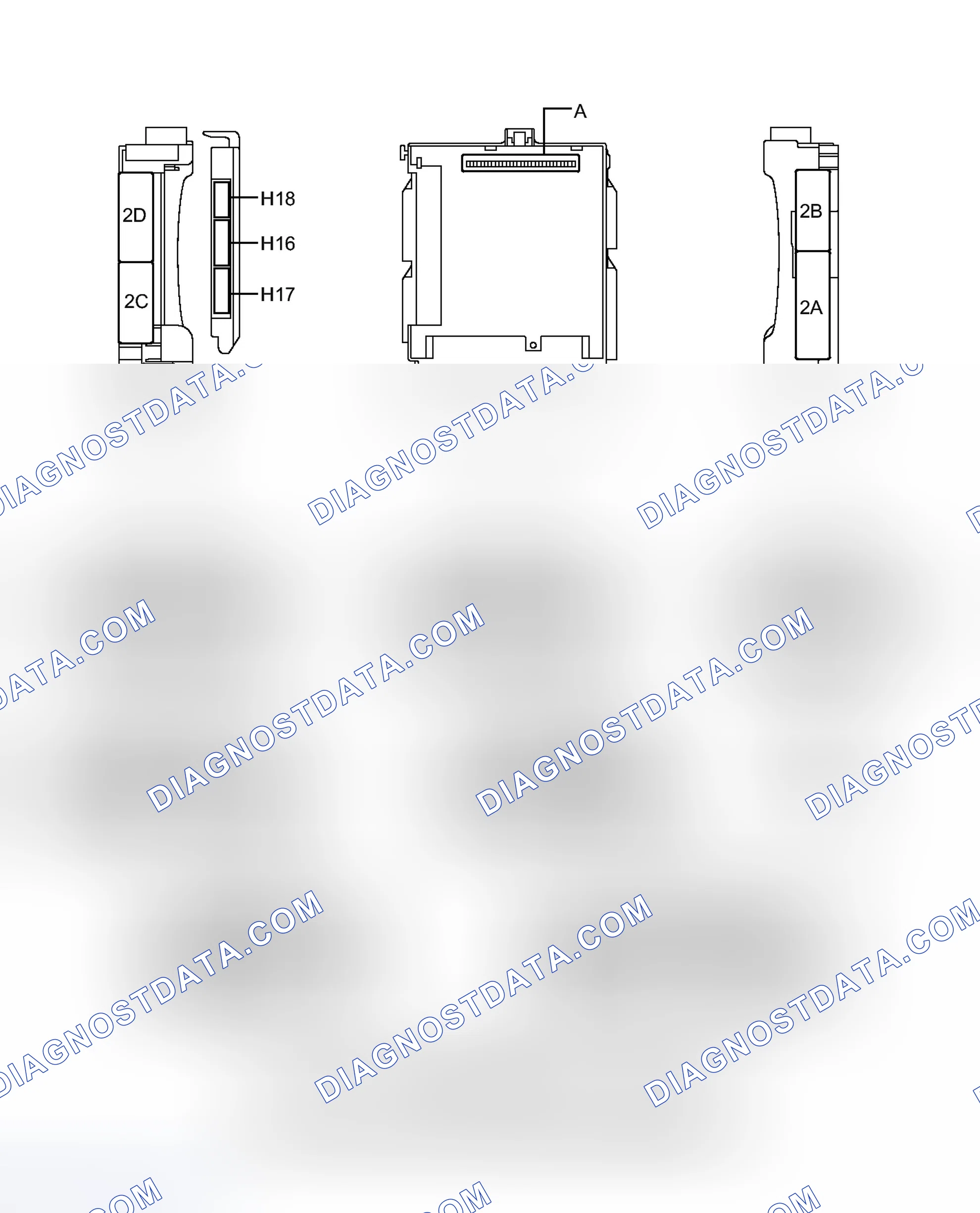Scheme 15: TERMINALS OF ECU