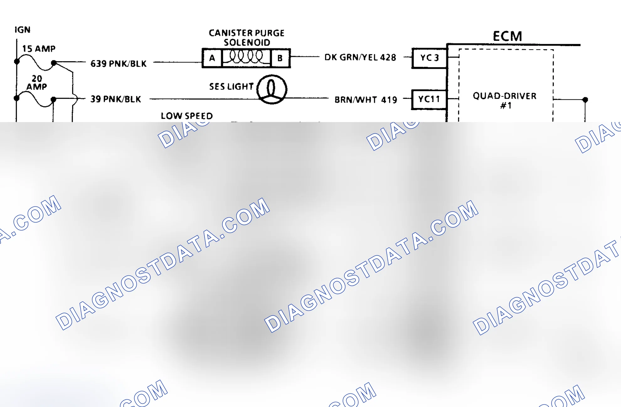 Scheme 150: CODE 26, QUAD-DRIVER CIRCUIT - 3.8L H BODY