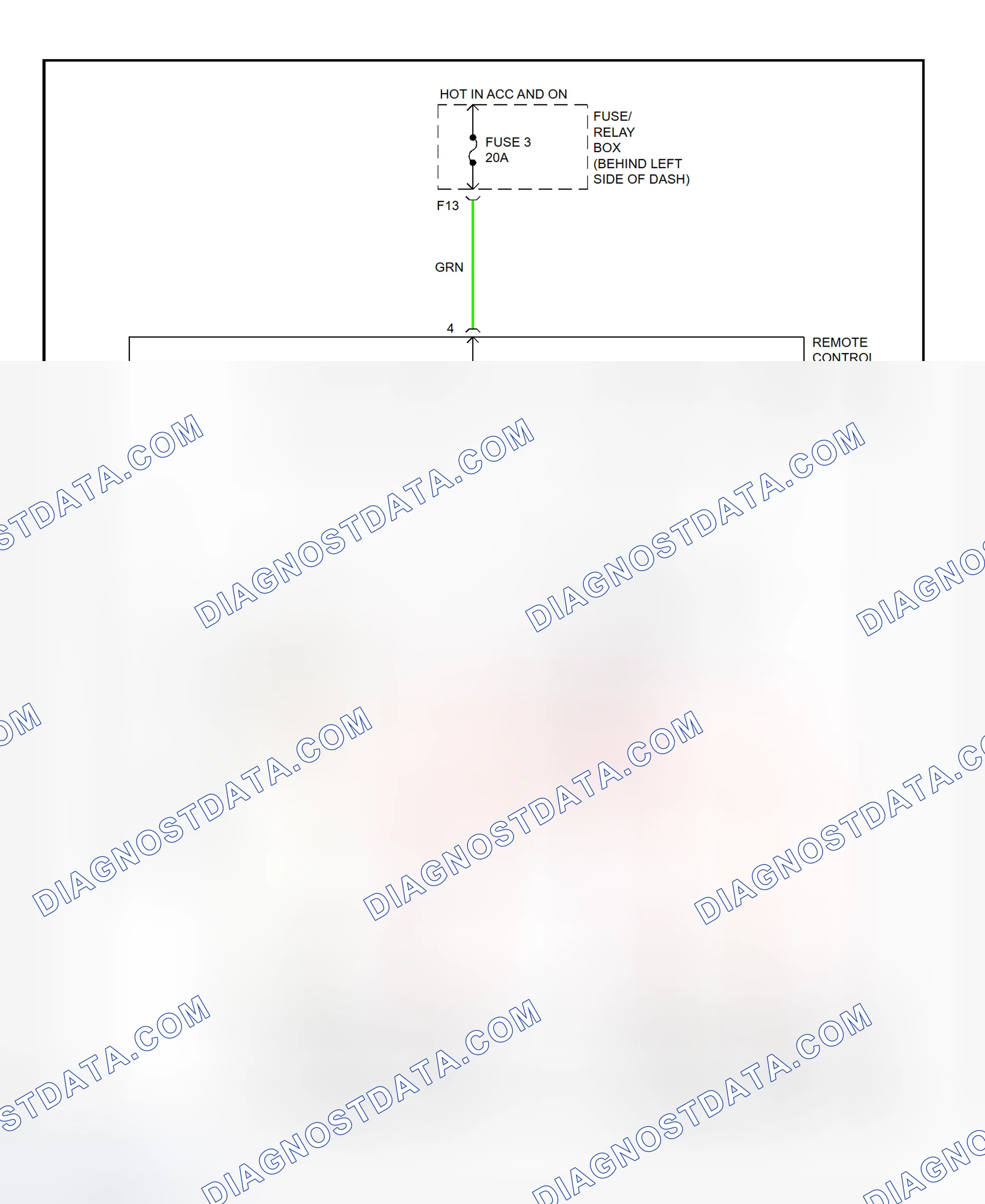 Scheme 1: Power Mirror System Wiring Diagram (1995)