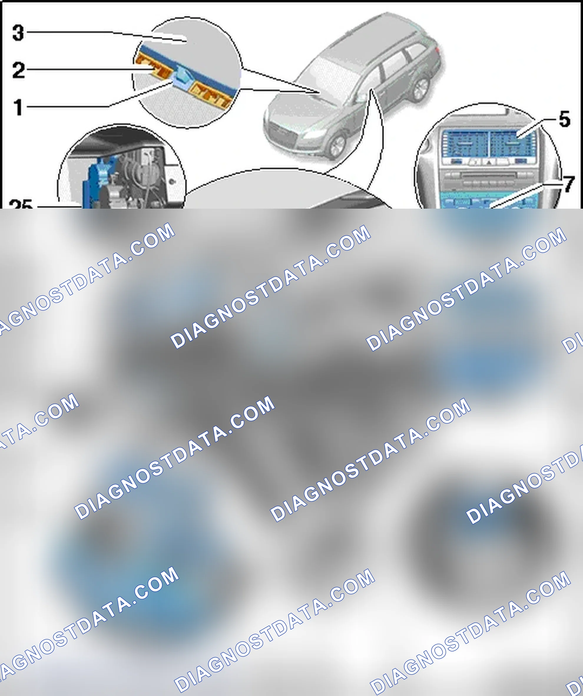 Scheme 15: FRONT A/C COMPONENTS IN PASSENGER COMPARTMENT (LEFT SIDE)