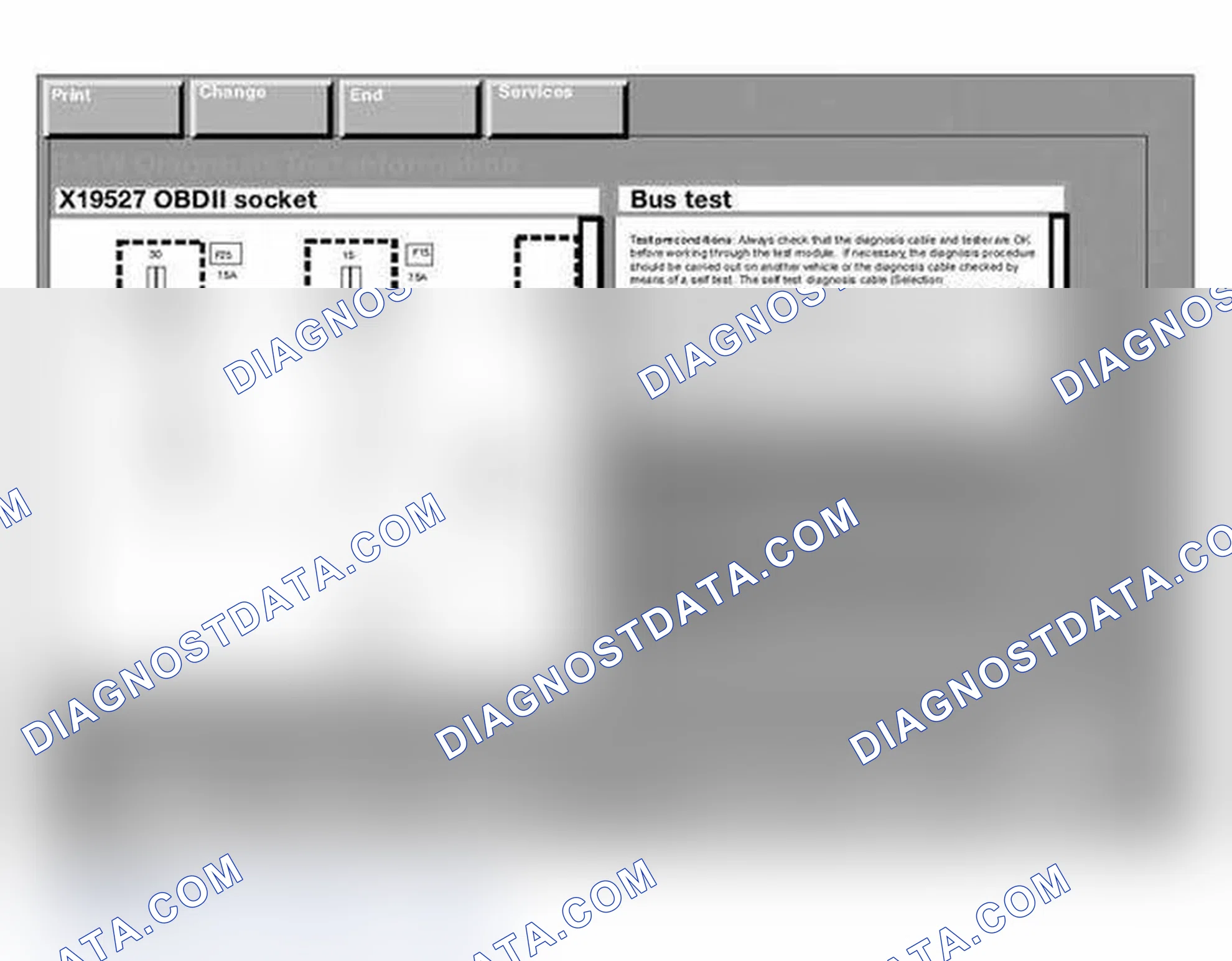 Scheme 129: Identifying Bus Test Display