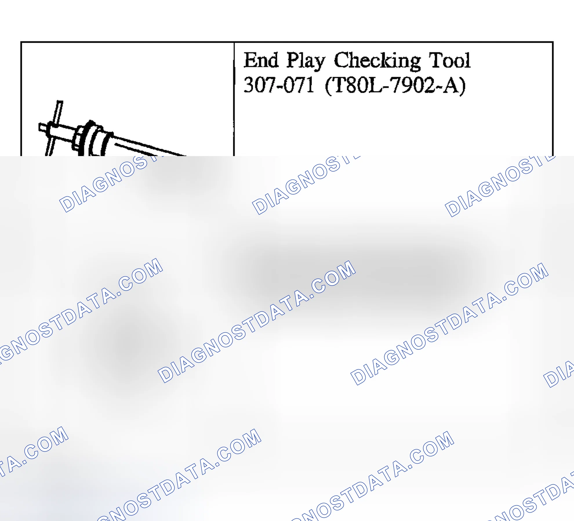 Scheme 303: Special Tool(s)