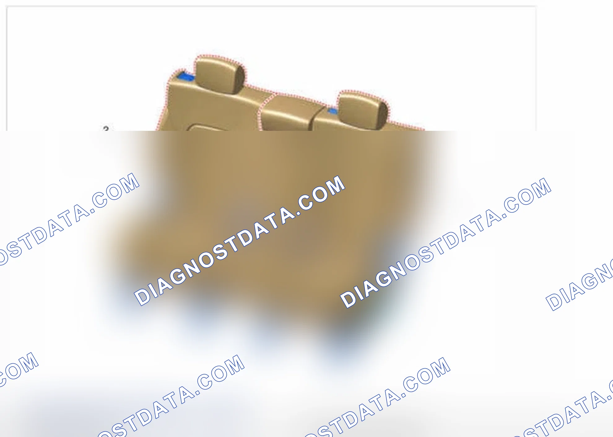 Scheme 18: [Second row seat assembly]