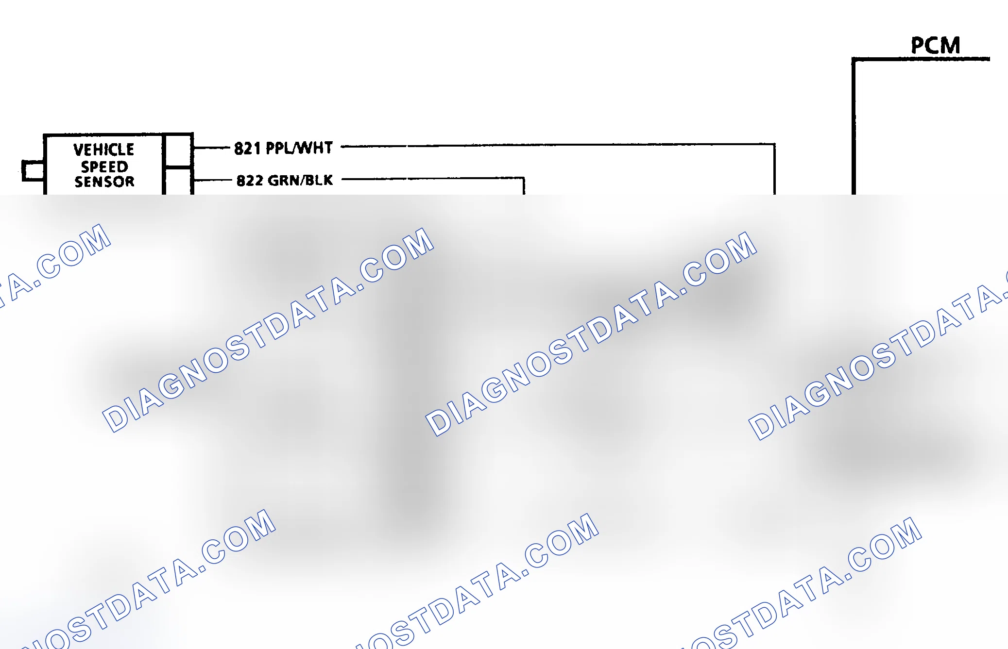 Scheme 45: Code 24 Schematic ("G" Series) Vehicle Speed Sensor Transmission Output Signal