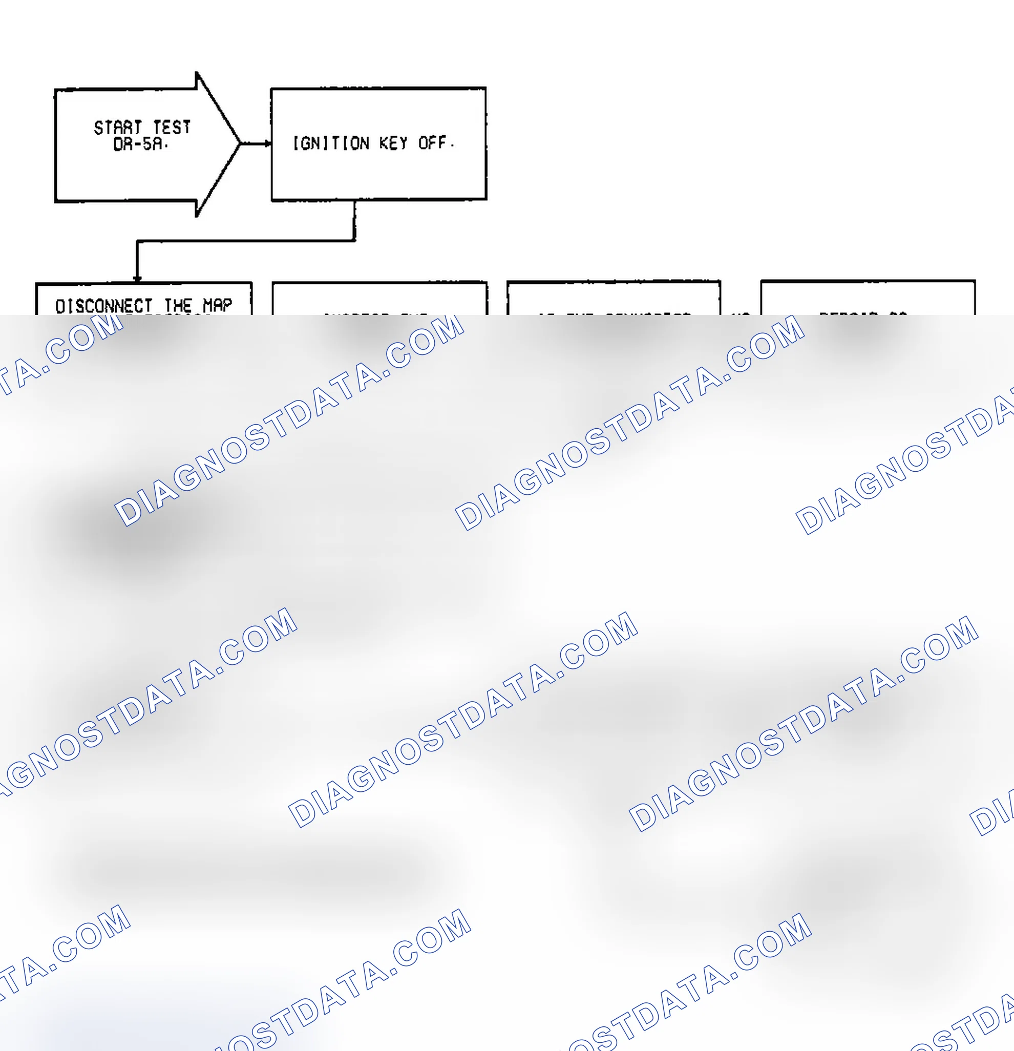 Scheme 588: Test DR-5A Code 14, (1 of 2) MAP Voltage Too High