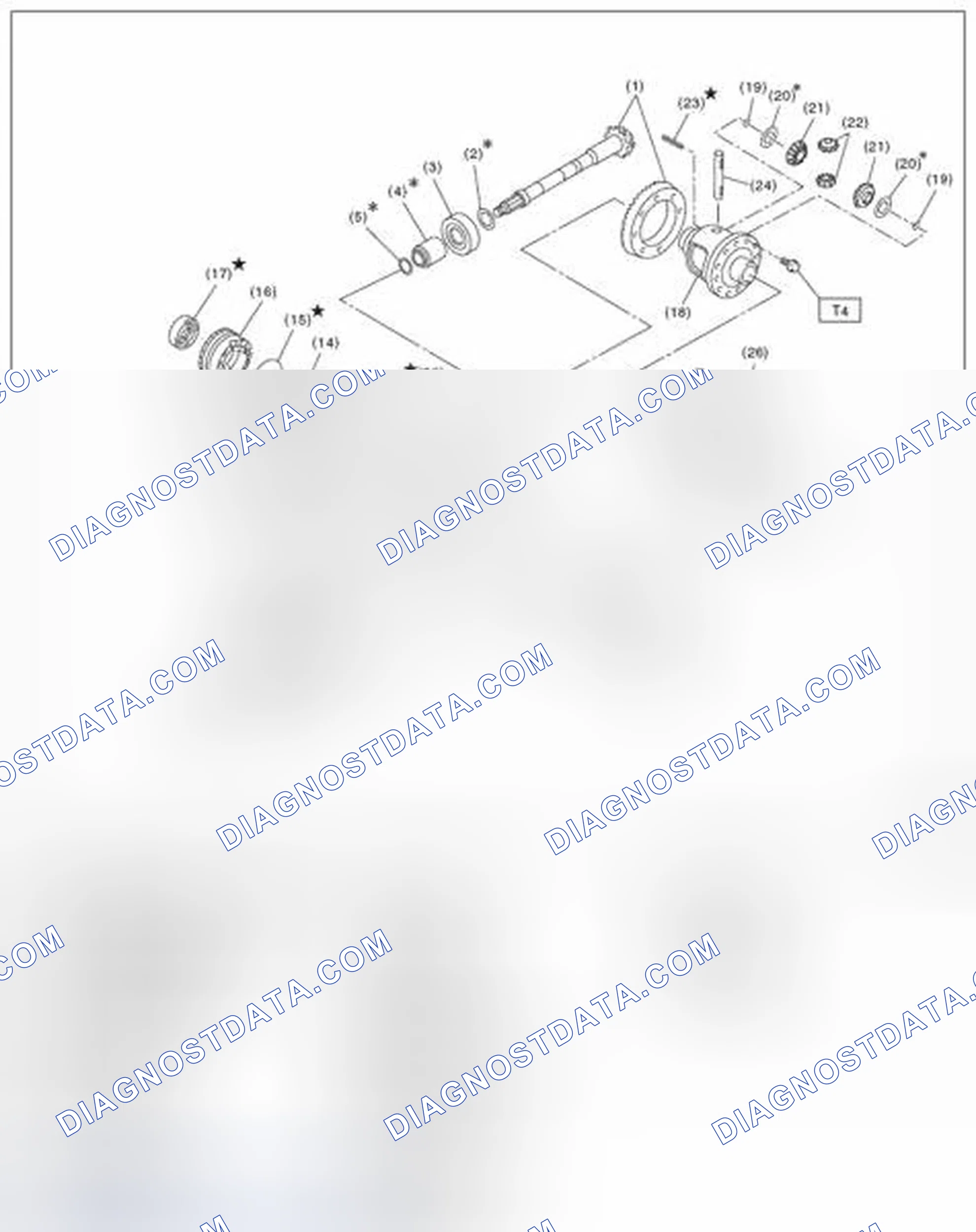 Scheme 94: REAR DIFFERENTIAL (VA2-TYPE)