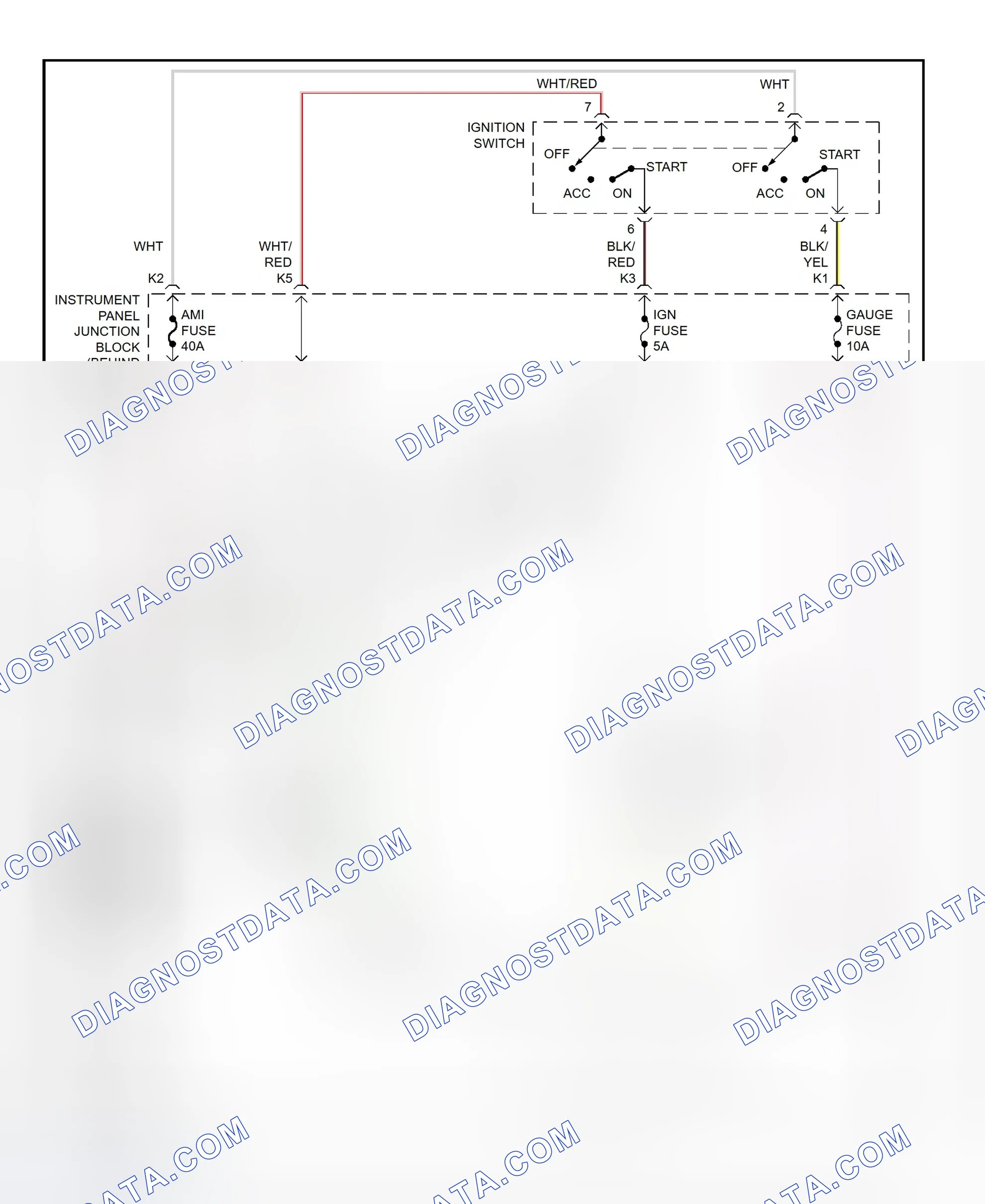 Scheme 3: Charging System Wiring Diagram (Camry - 2.2L CNG)