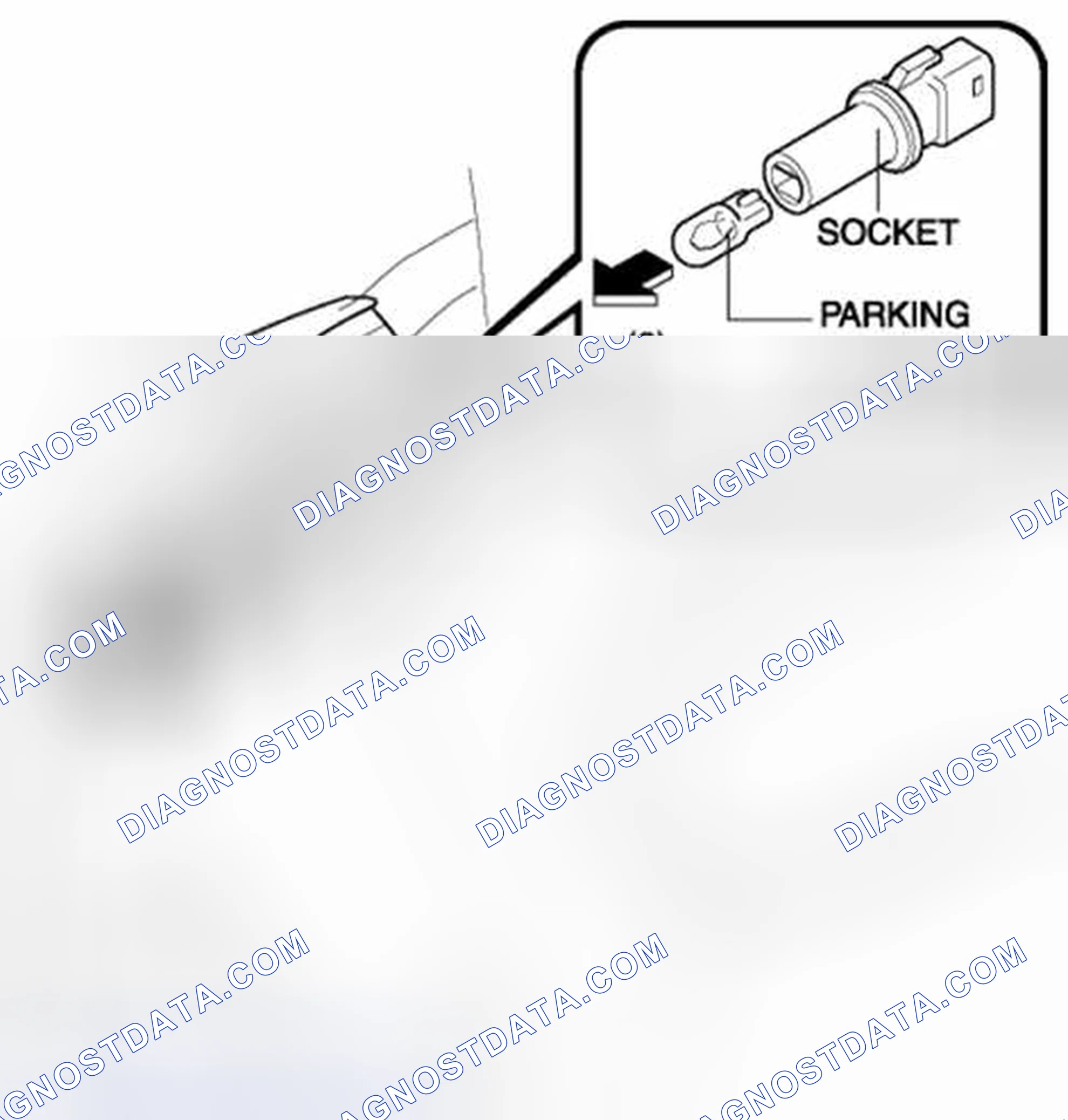 Scheme 14: PARKING LIGHT BULB REMOVAL/INSTALLATION