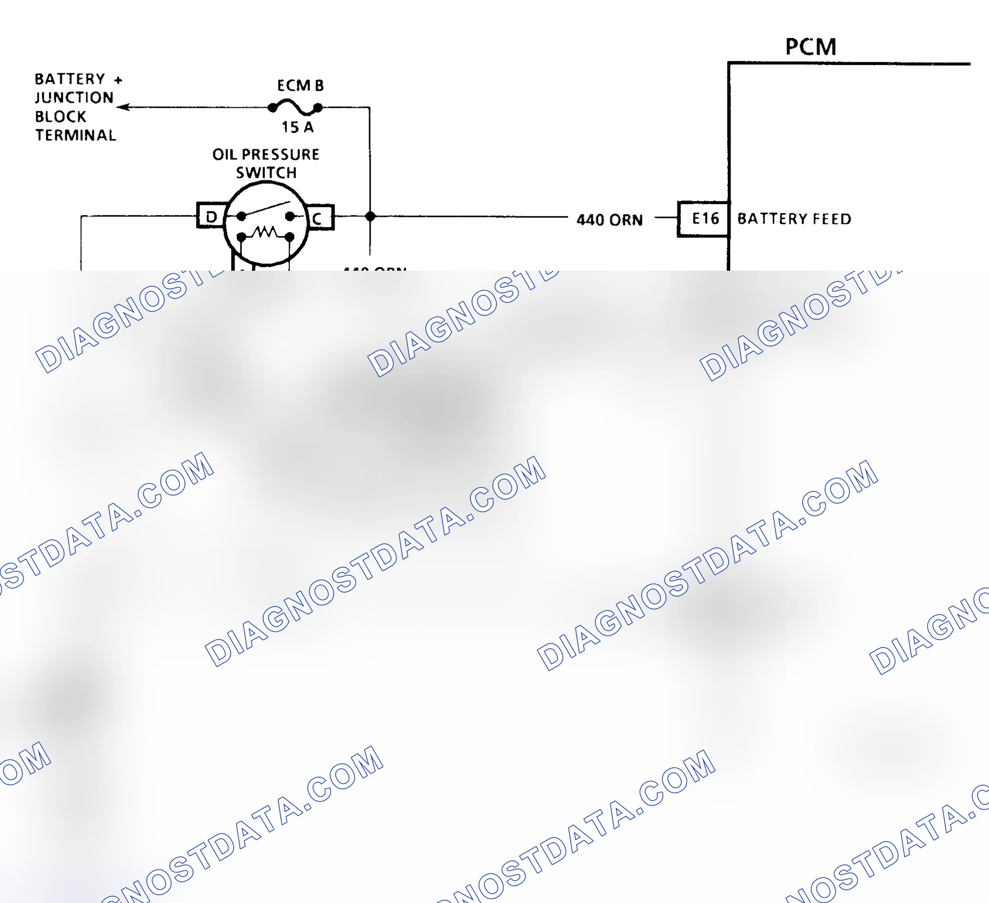 Scheme 93: Code 54 Schematic ("L" & "M" Series & "S" & "T" Series Utility Vehicles M/T Fuel Pump Circuit