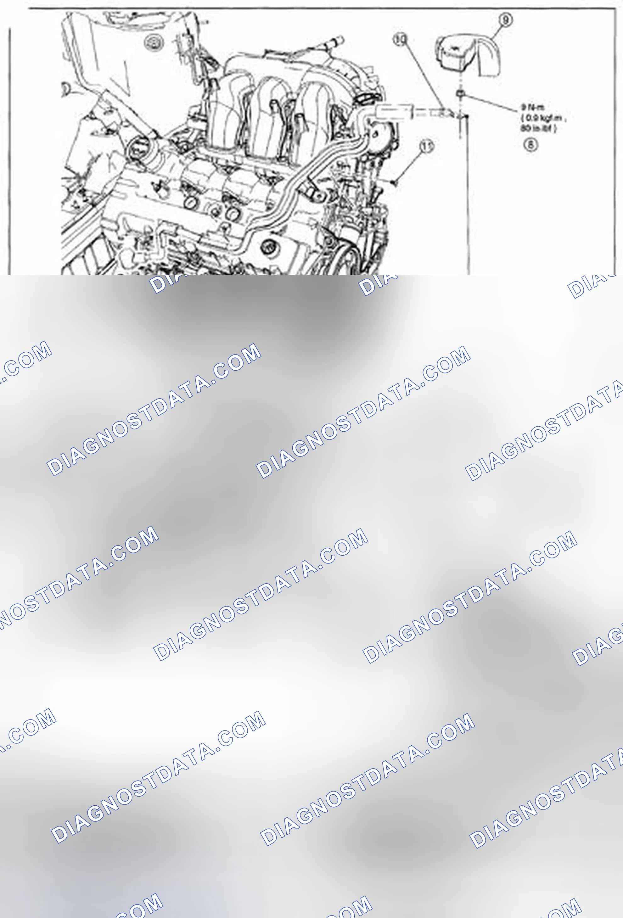 Scheme 3: BATTERY CABLES REMOVAL/INSTALLATION - 3.0L