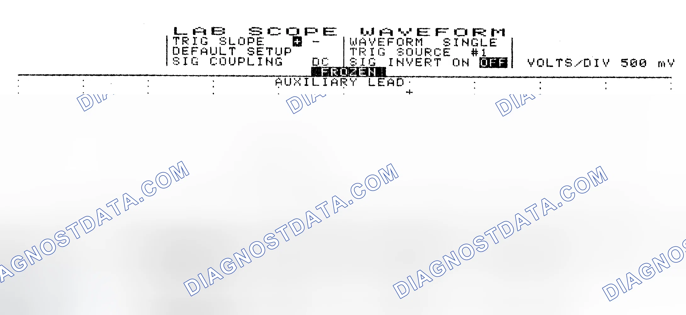 Scheme 10: Single Injector w/Excessive Current Flow - Current Pattern