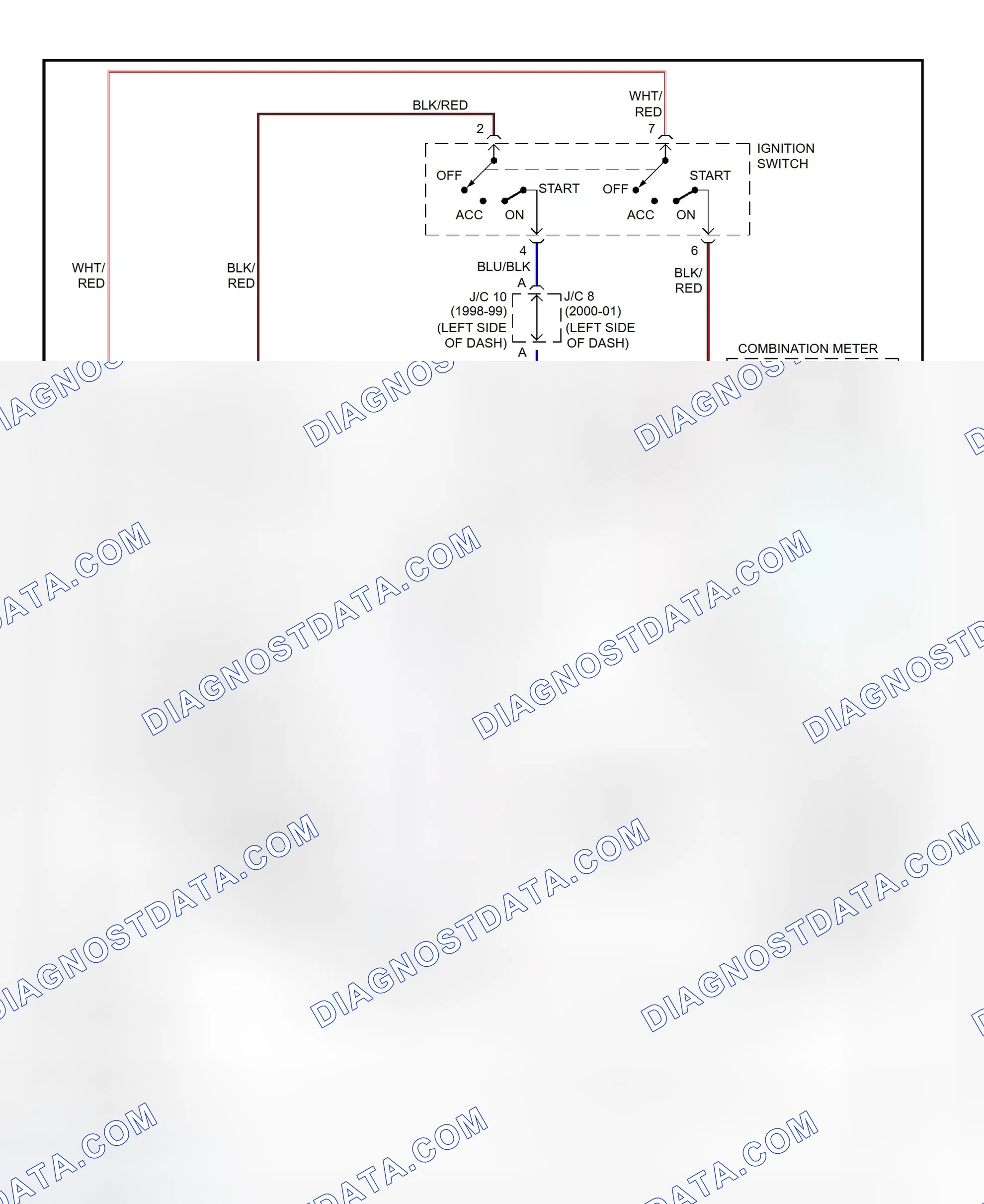 Scheme 10: Charging System Wiring Diagram (Lexus LX470)