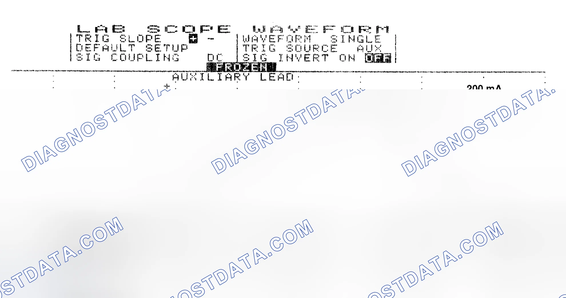 Scheme 13: Single Injector w/Normal Current Flow - Current Pattern