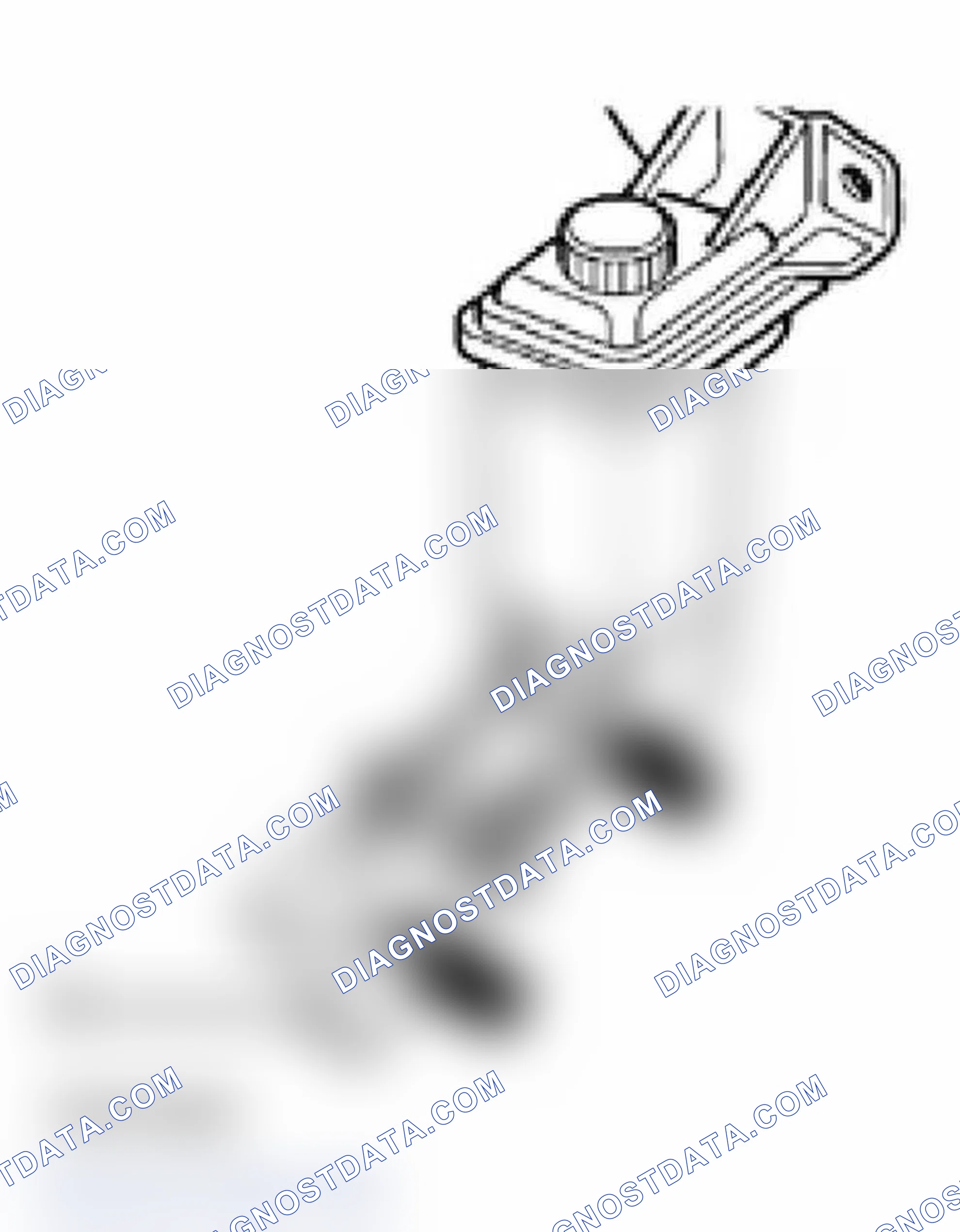 Scheme 11: Installation position, intake hose at power steering fluid reservoir, valid for all engines