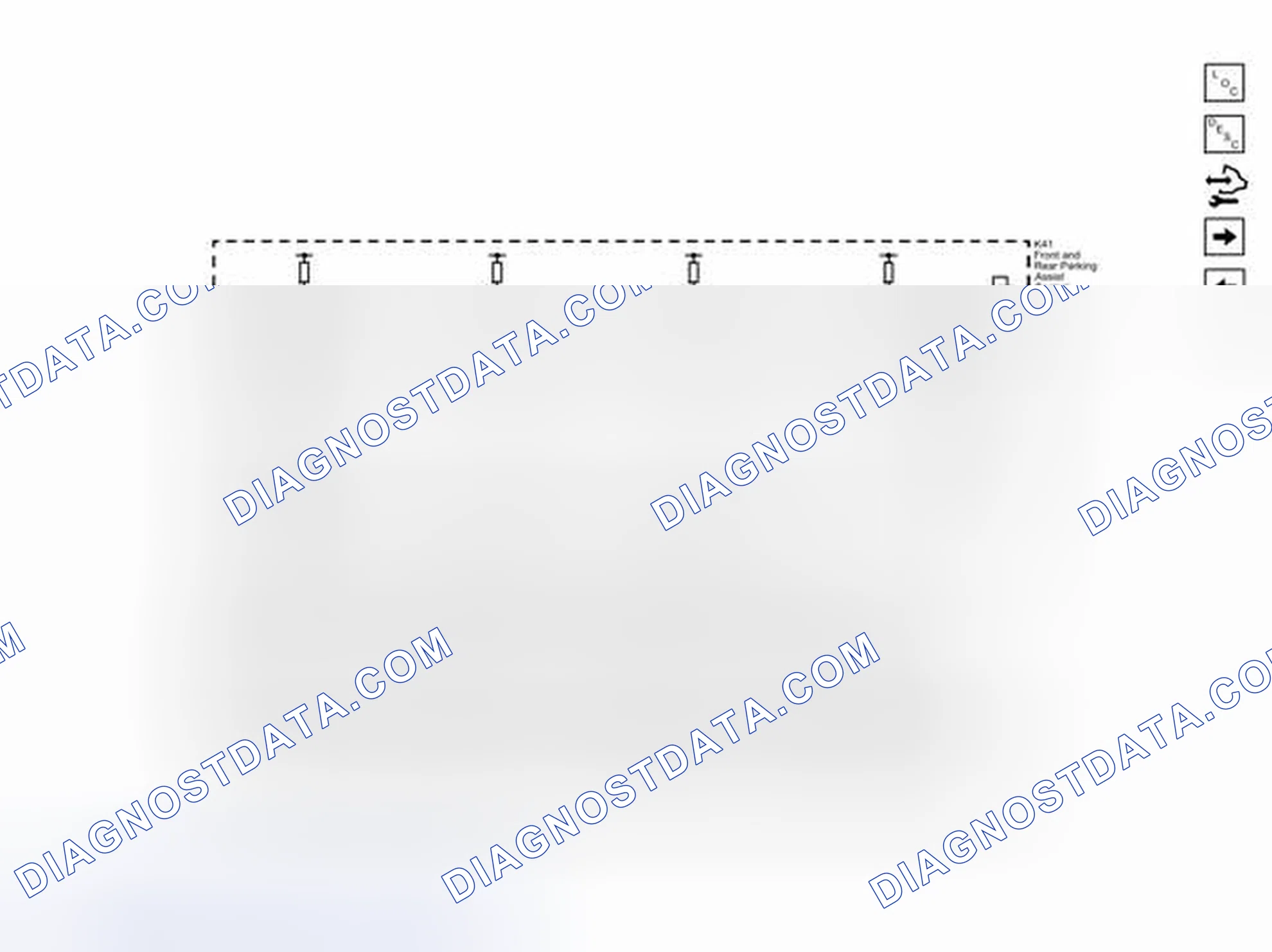 Scheme 3: Front Sensors Wiring Schematics
