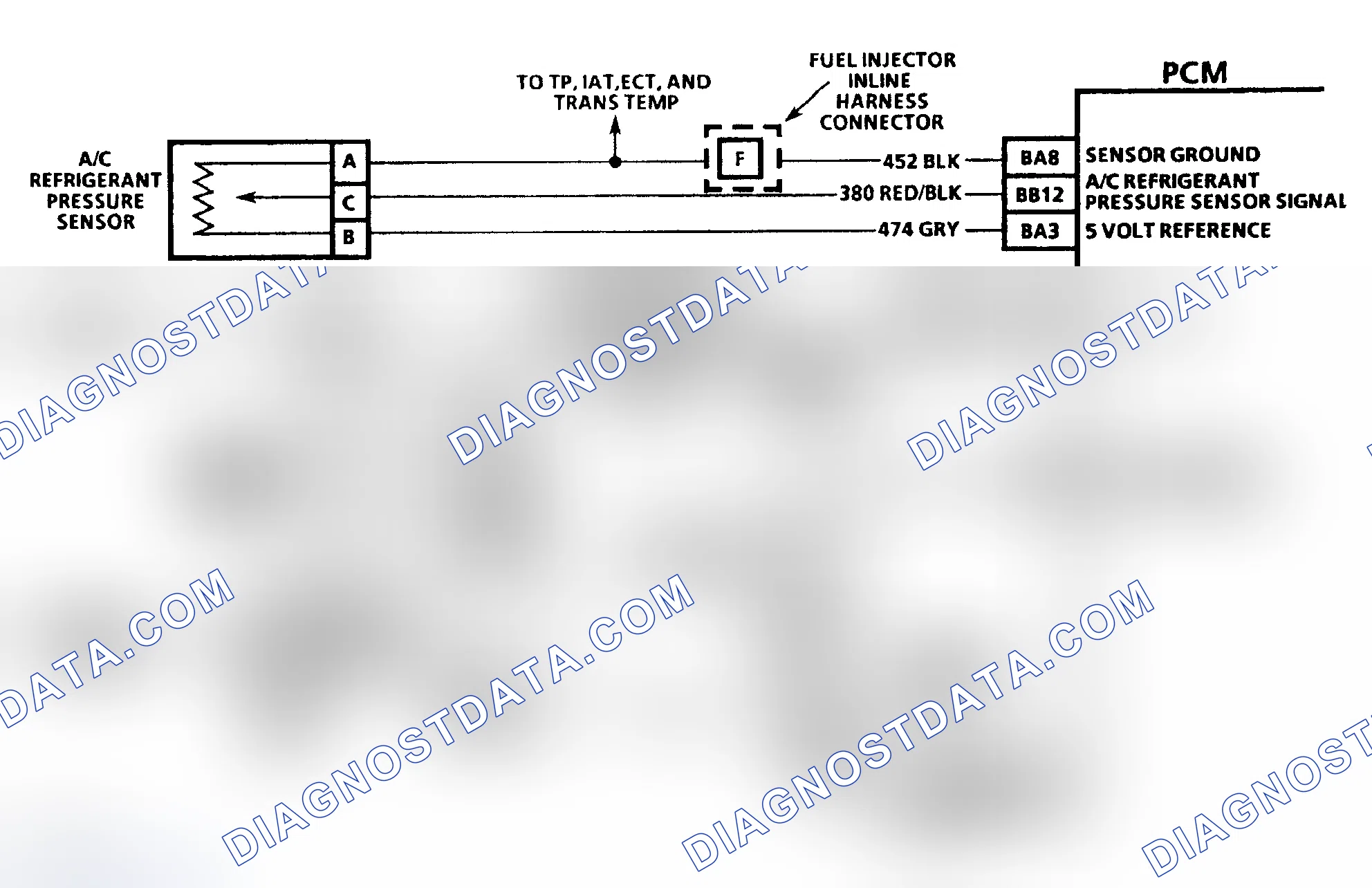 Scheme 122: Chart C-10 Schematic (3.1L) A/C Clutch Control Circuit Diagnosis
