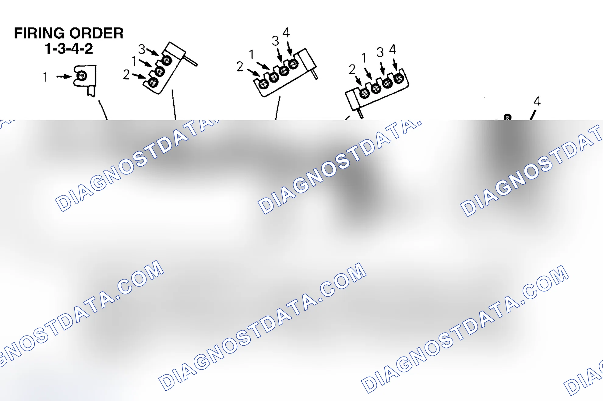Scheme 1: Firing Order & Plug Wire Routing (1.5L)