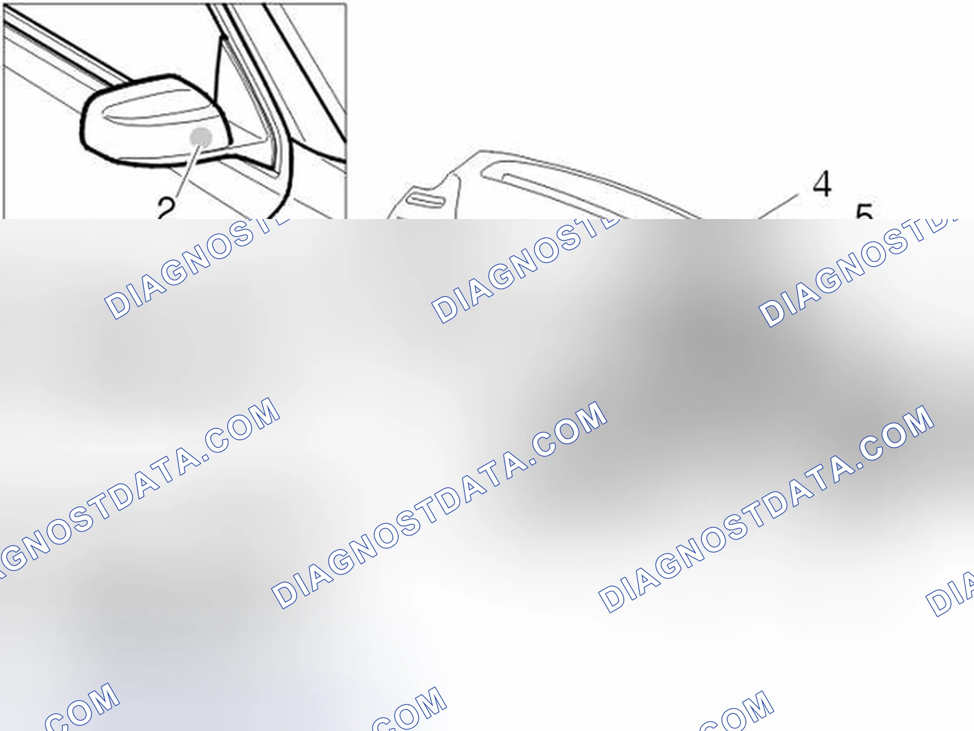 Scheme 9: Passenger Compartment/Door Mirror