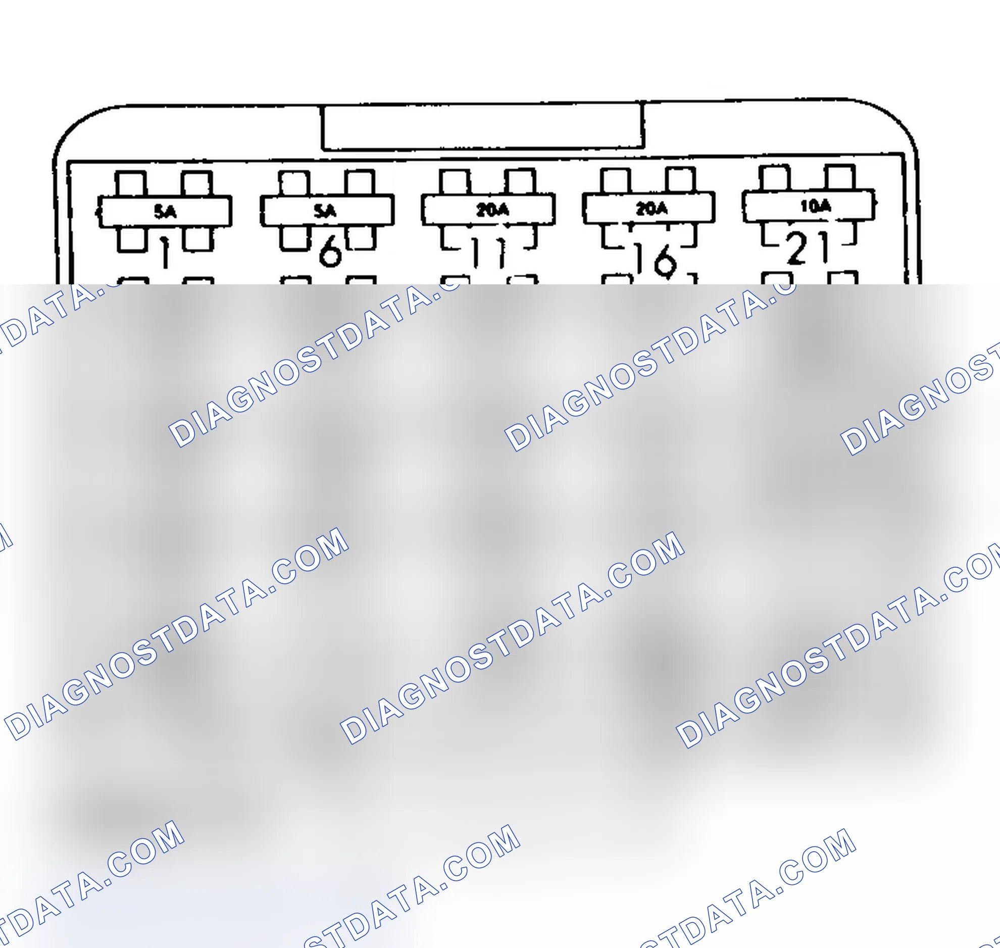 Scheme 8: FUSE PANEL ID (1990 ELECTRA)