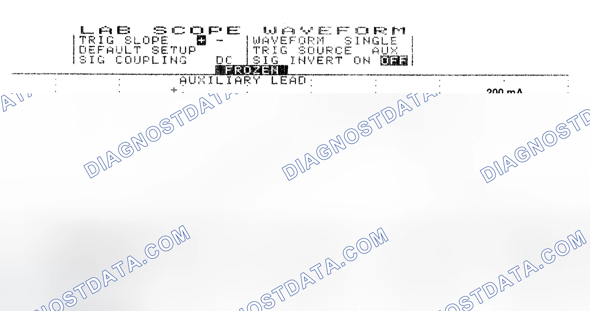 Scheme 13: Single Injector w/Normal Current Flow - Current Pattern