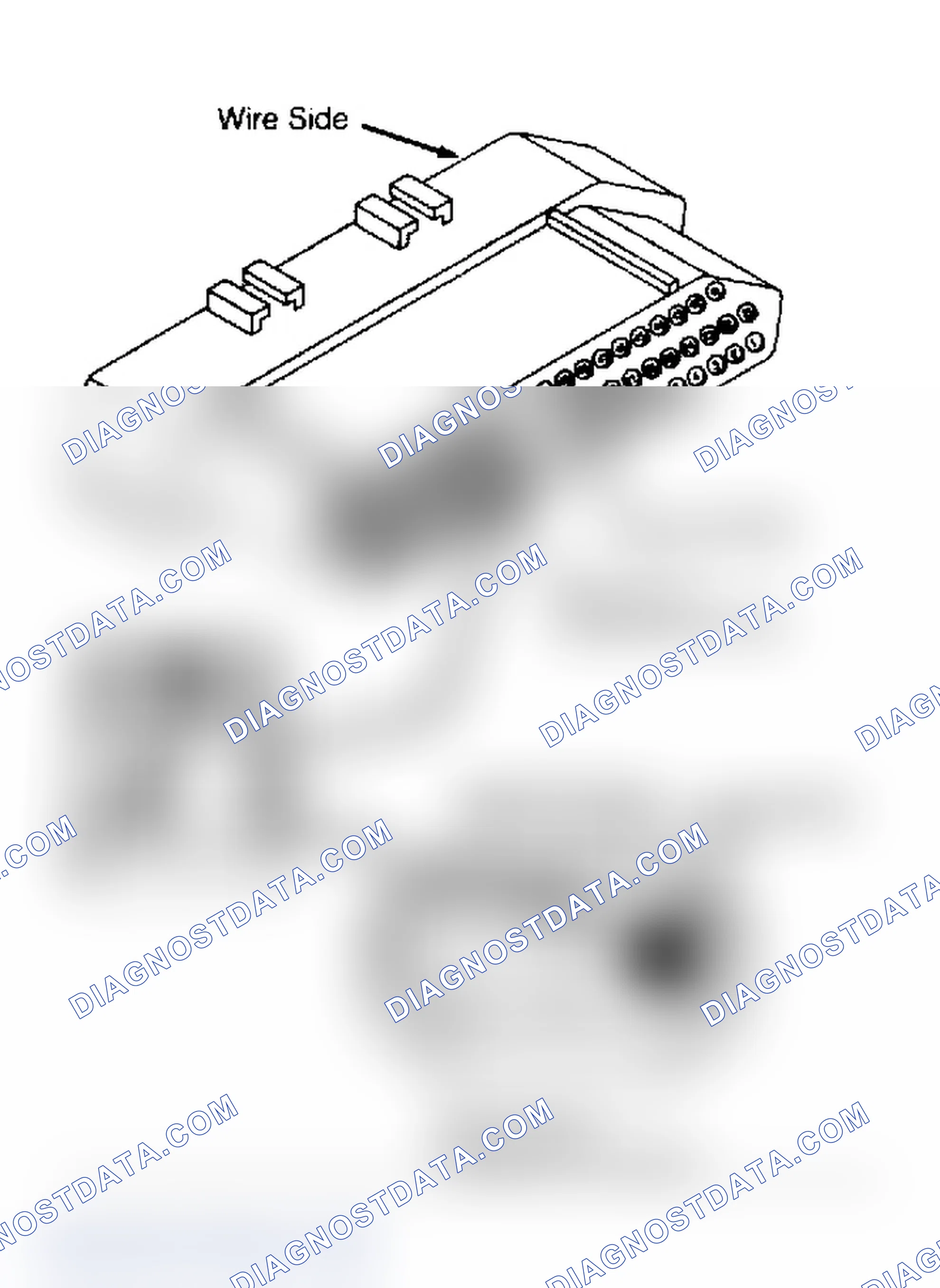 Scheme 202: NS3 (3 of 3) - Connecting Ohmmeter Between 60-Pin & Map Sensor Connectors