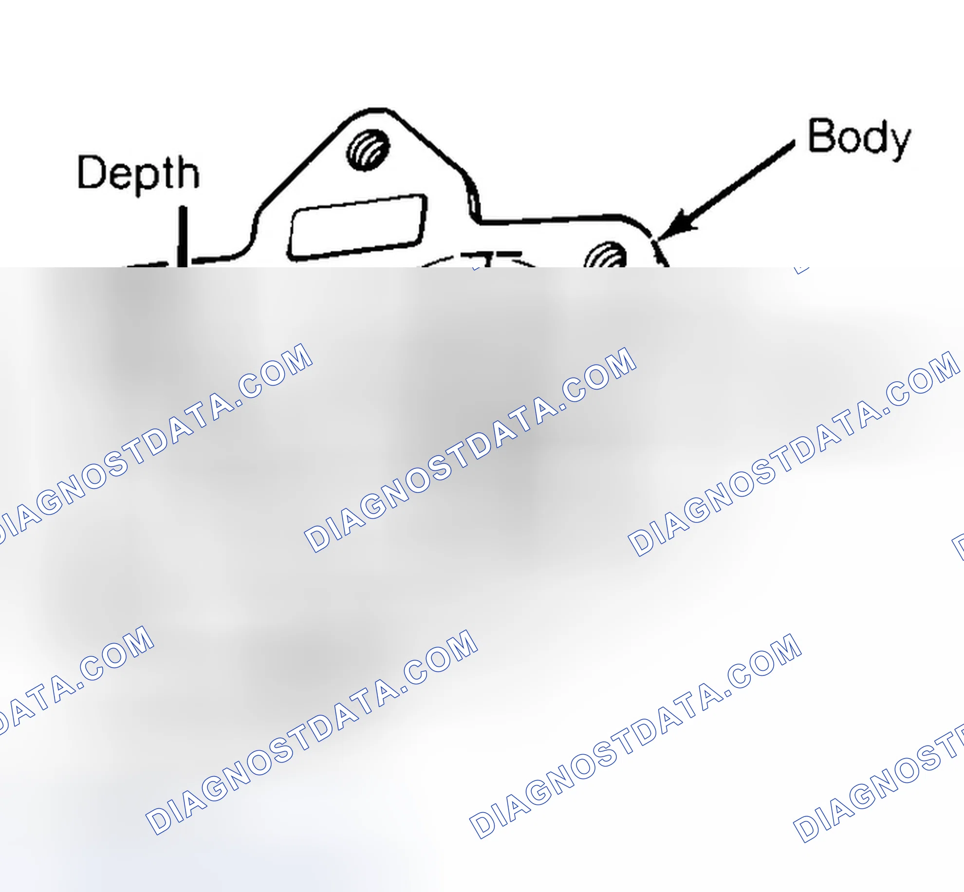 Scheme 35: Measuring Oil Pump Gear Cavity