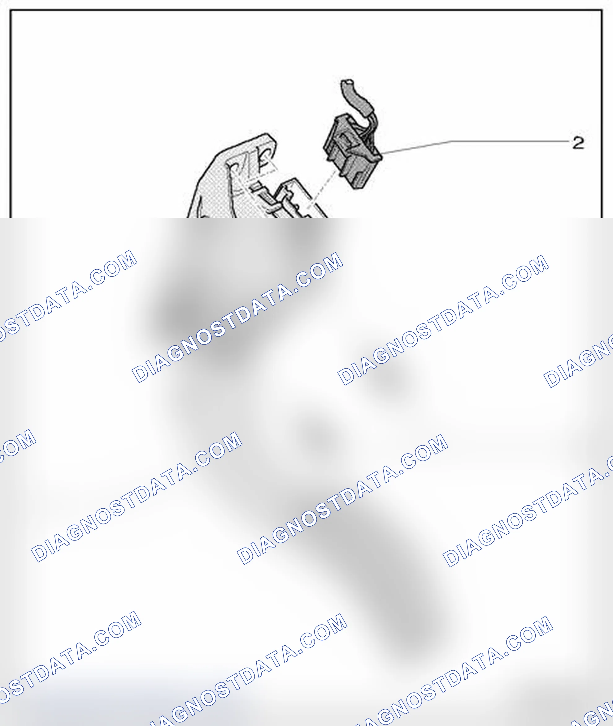 Scheme 95: Accelerator pedal module, assembly overview