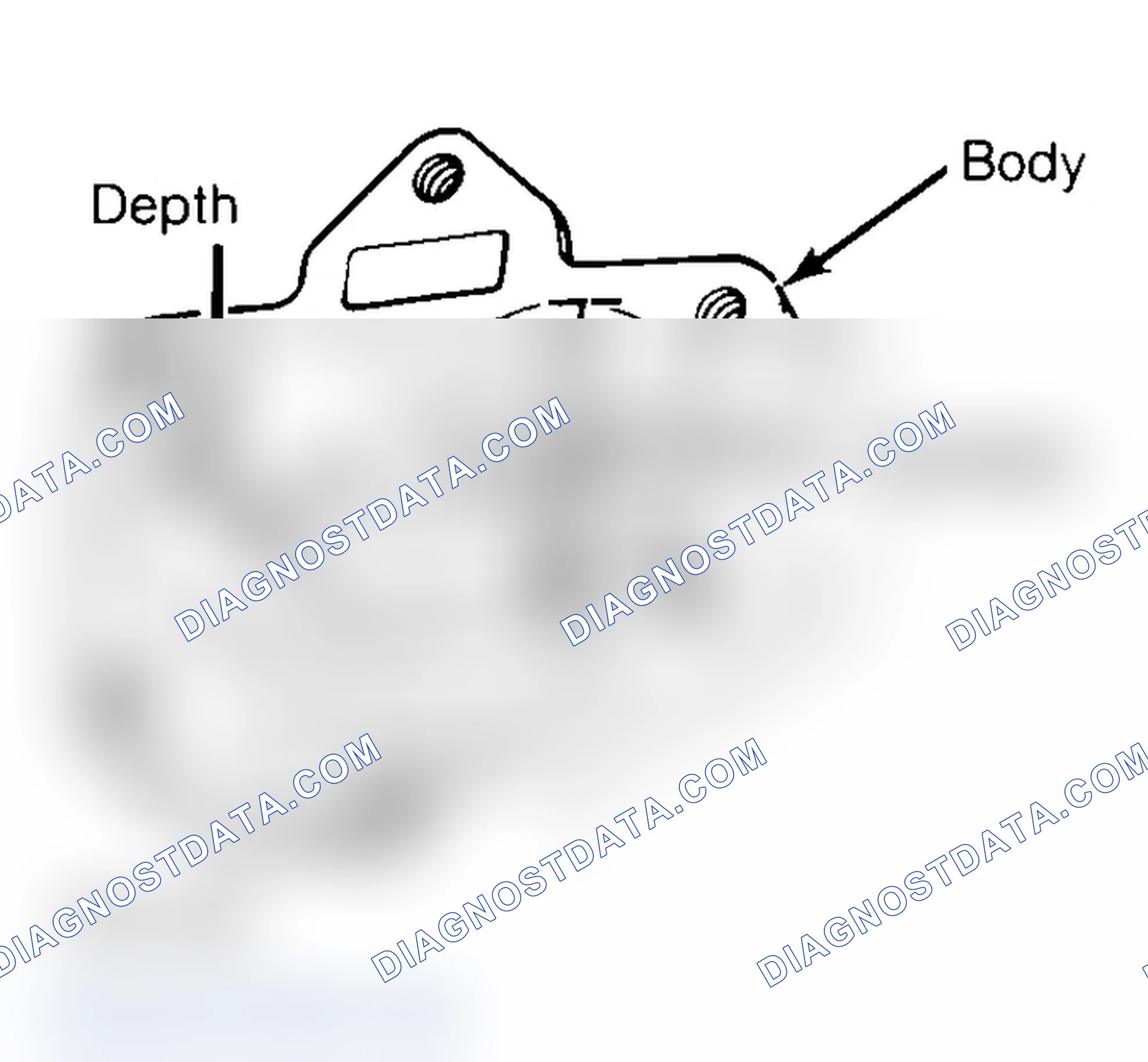 Scheme 35: Measuring Oil Pump Gear Cavity