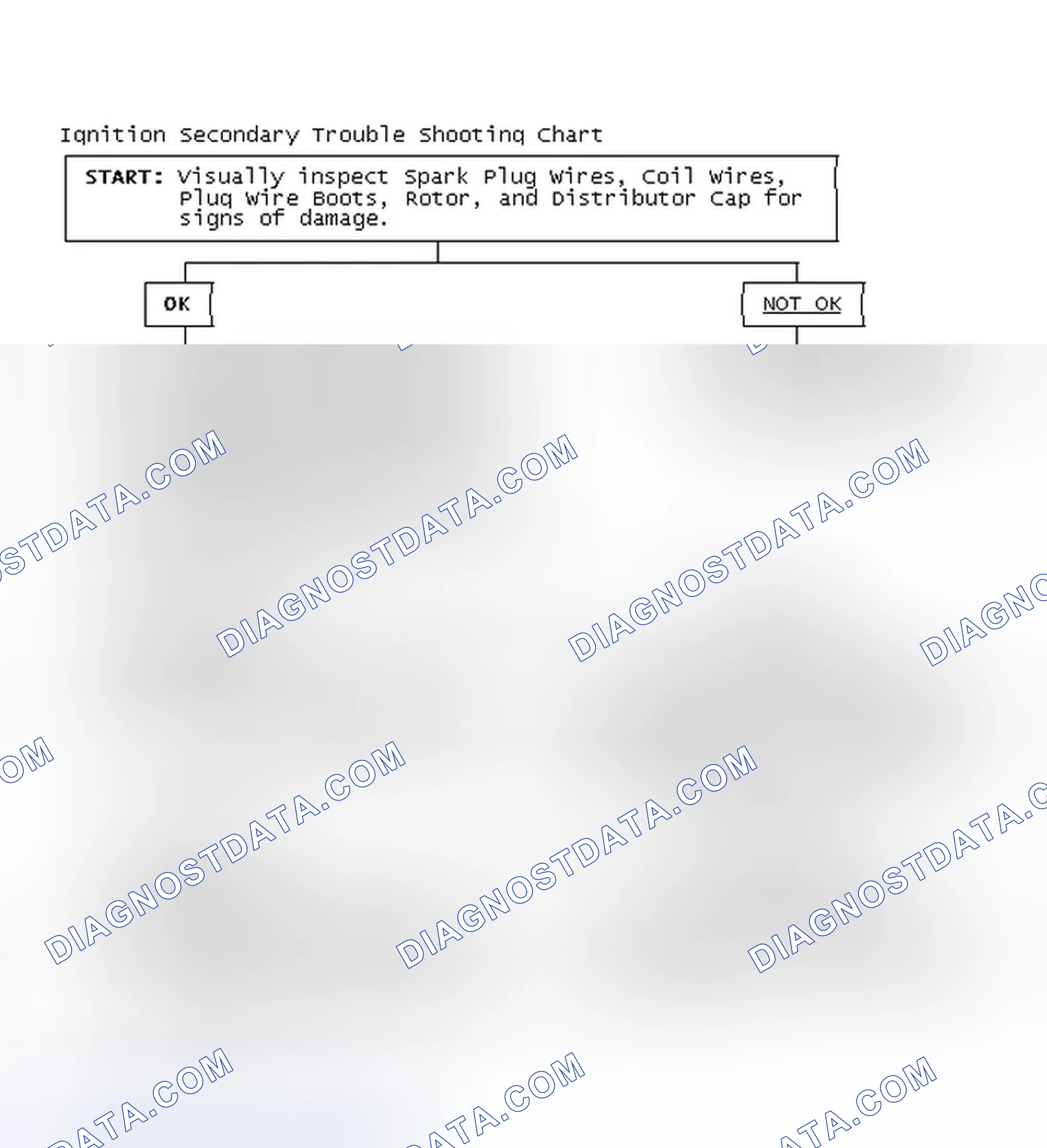 Scheme 1: Ignition Secondary Trouble Shooting Chart