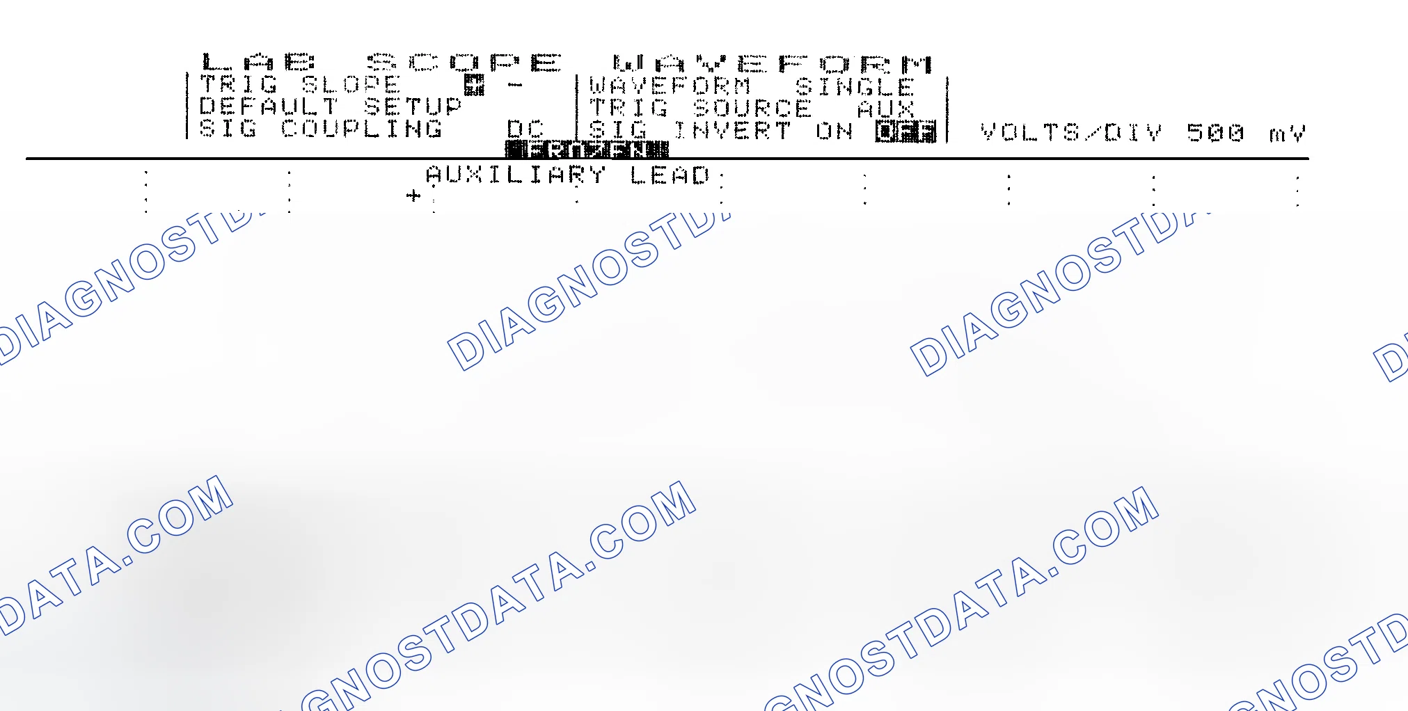 Scheme 14: Single Injector w/Excessive Current Flow - Current Pattern