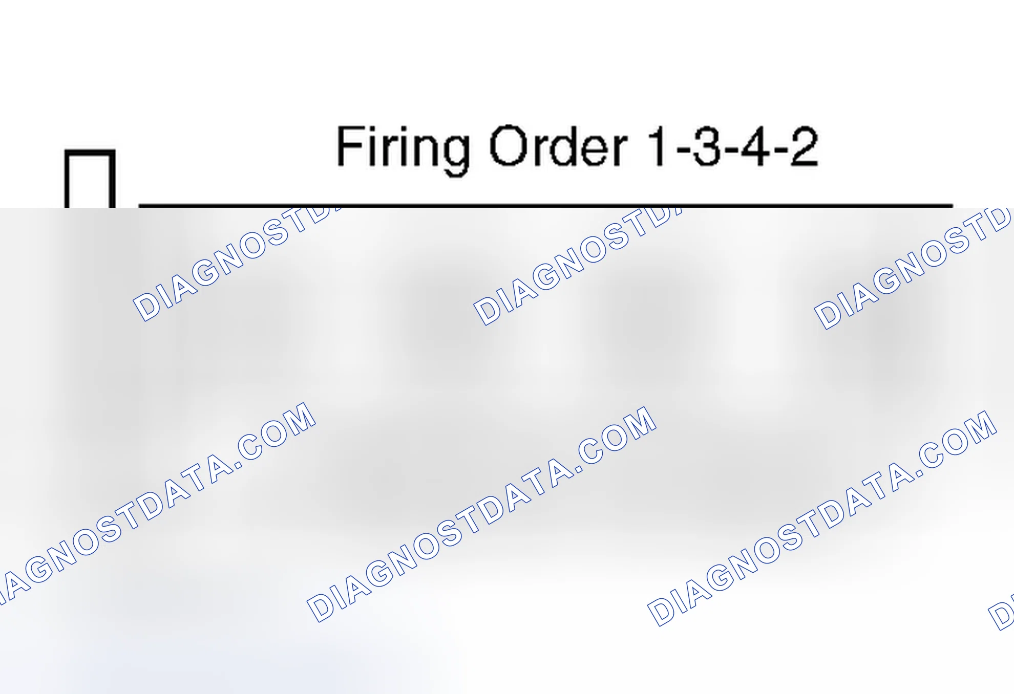 Scheme 1: Firing Order (1.8L, 1.9L, 2.2L & 2.4L)