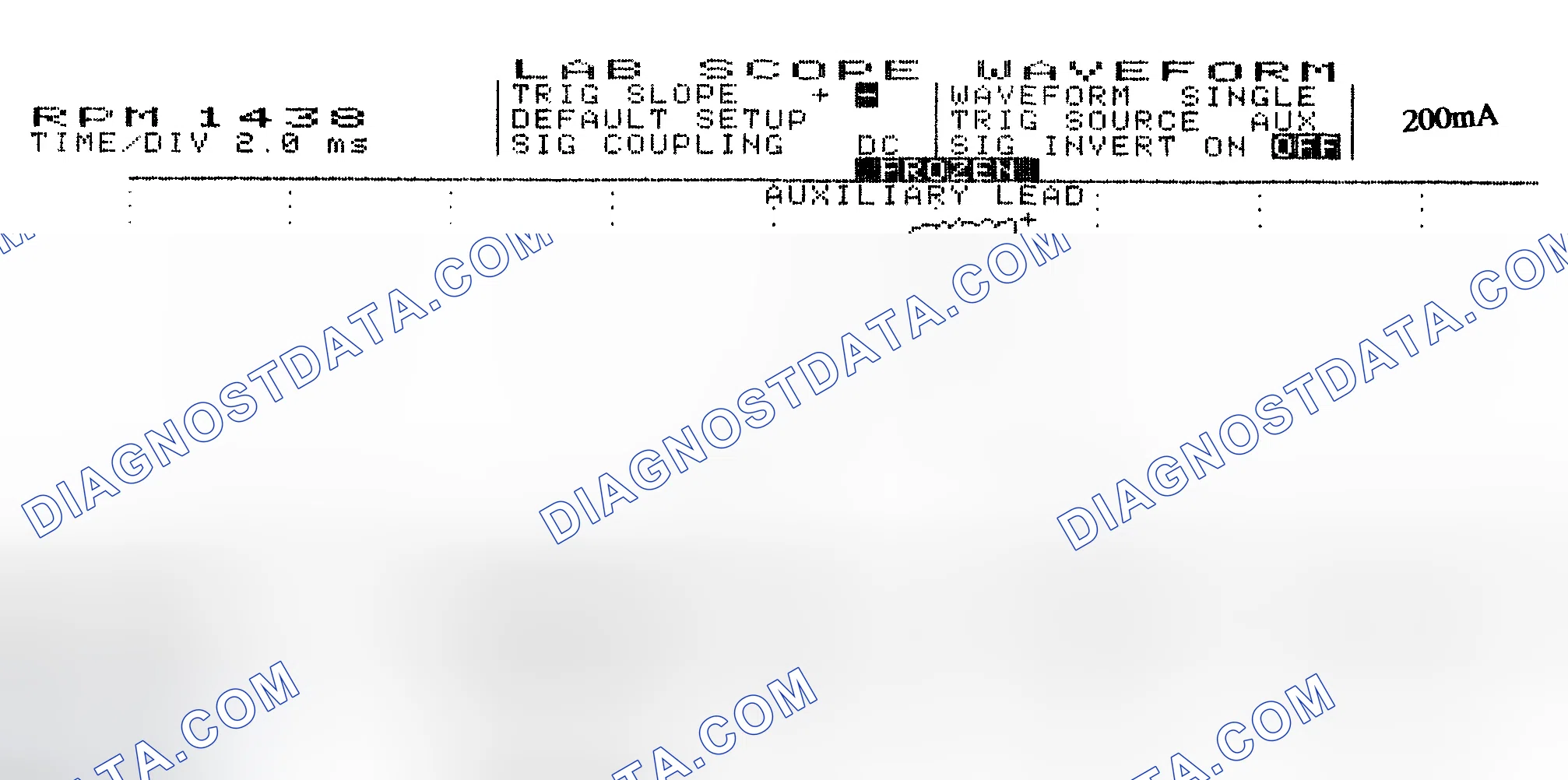Scheme 15: Single Injector w/Normal Current Flow - Current Pattern