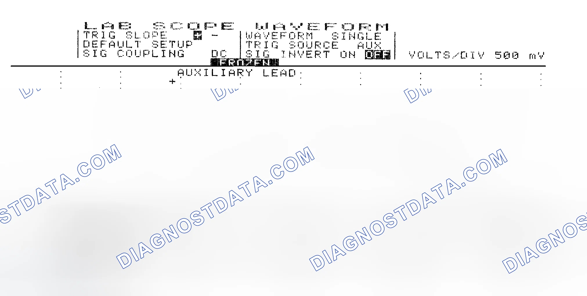 Scheme 14: Single Injector w/Excessive Current Flow - Current Pattern