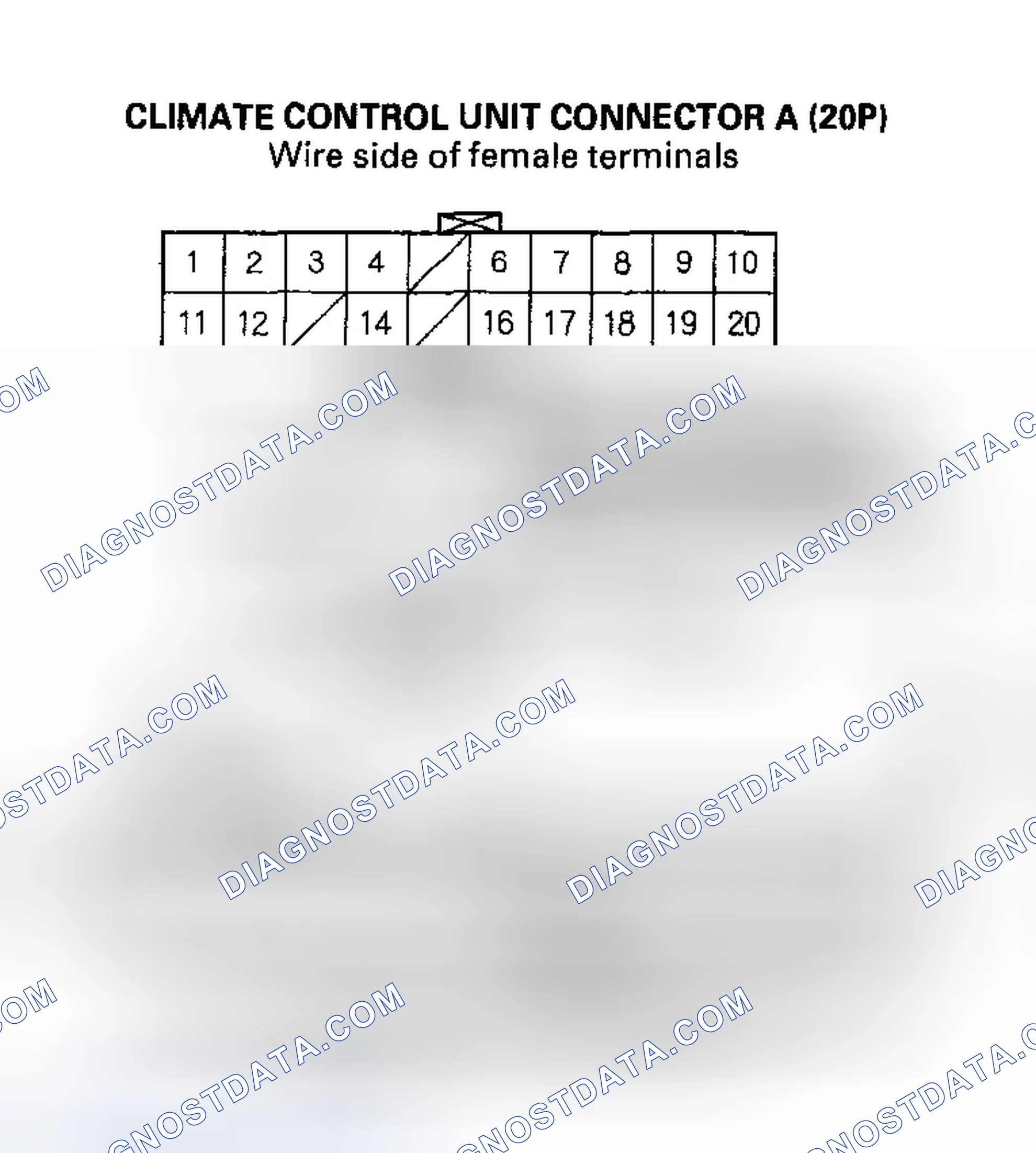 Scheme 65: DTC 4: An Open in the Rear Air Mix Control Motor Circuit