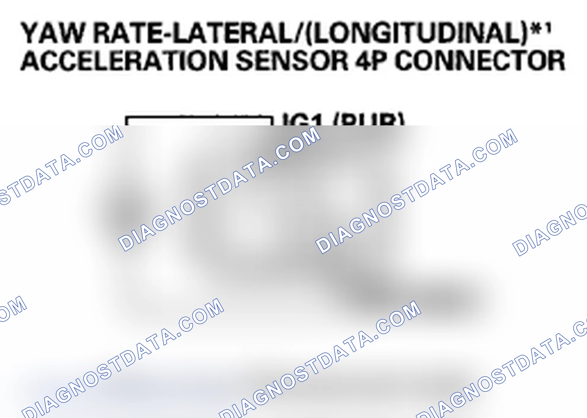 Scheme 34: DTC 25: Yaw Rate Sensor; DTC 26: Lateral Acceleration Sensor; DTC 28: Longitudinal Acceleration Sens