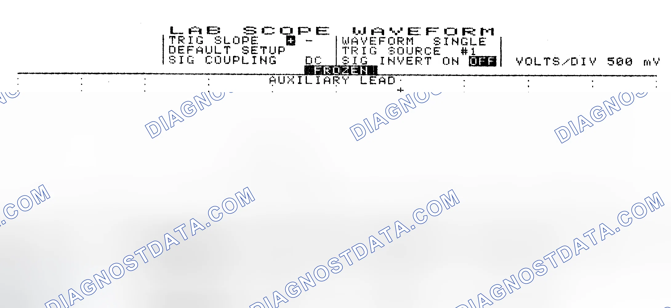 Scheme 10: Single Injector w/Excessive Current Flow - Current Pattern
