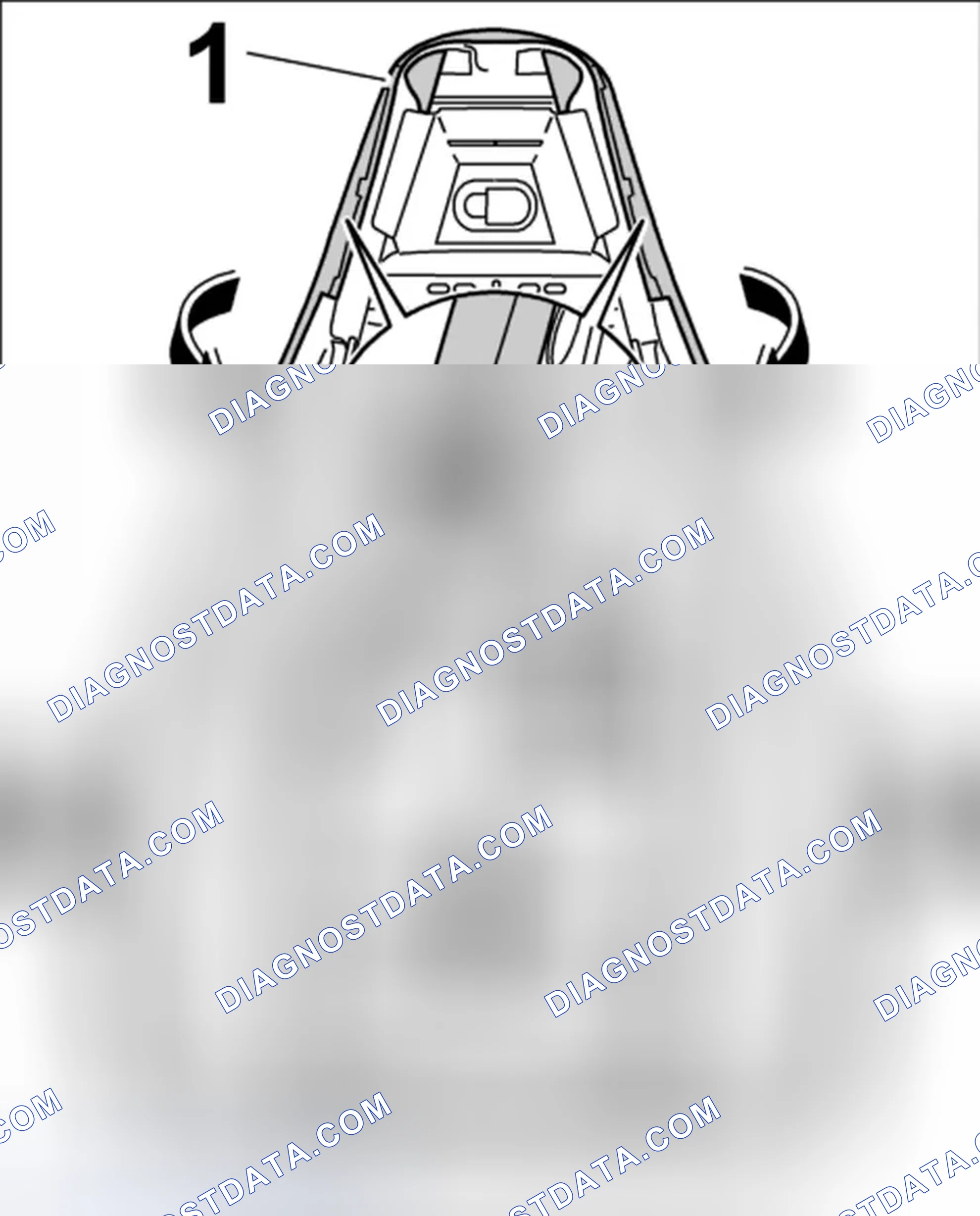 Scheme 118: Installing cushion carrier for front backrest