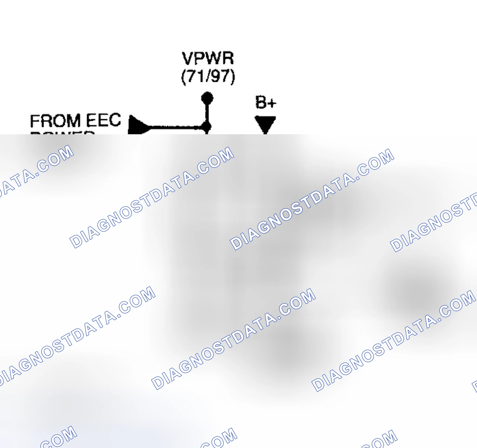 Scheme 61: Typical Fuel Pump Relay Schematic