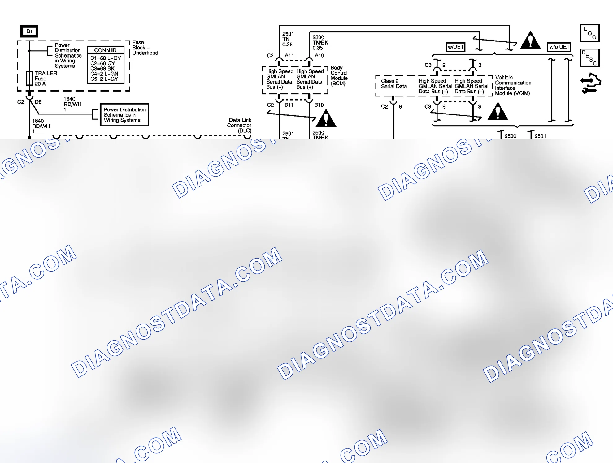 Scheme 5: Data Link Connector (DLC) Wiring Schematics