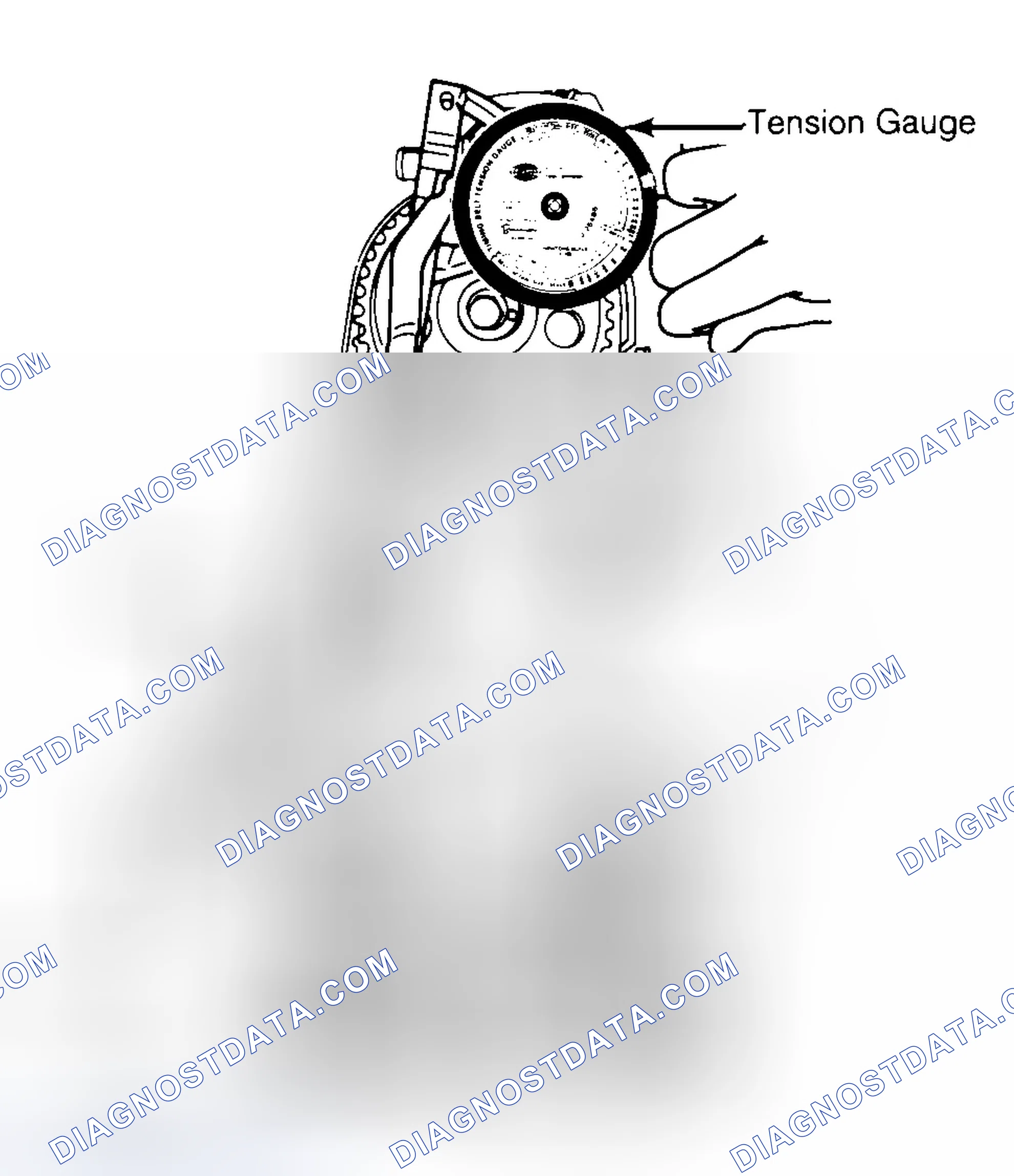 Scheme 3: Adjusting Typical Timing Belt Tension