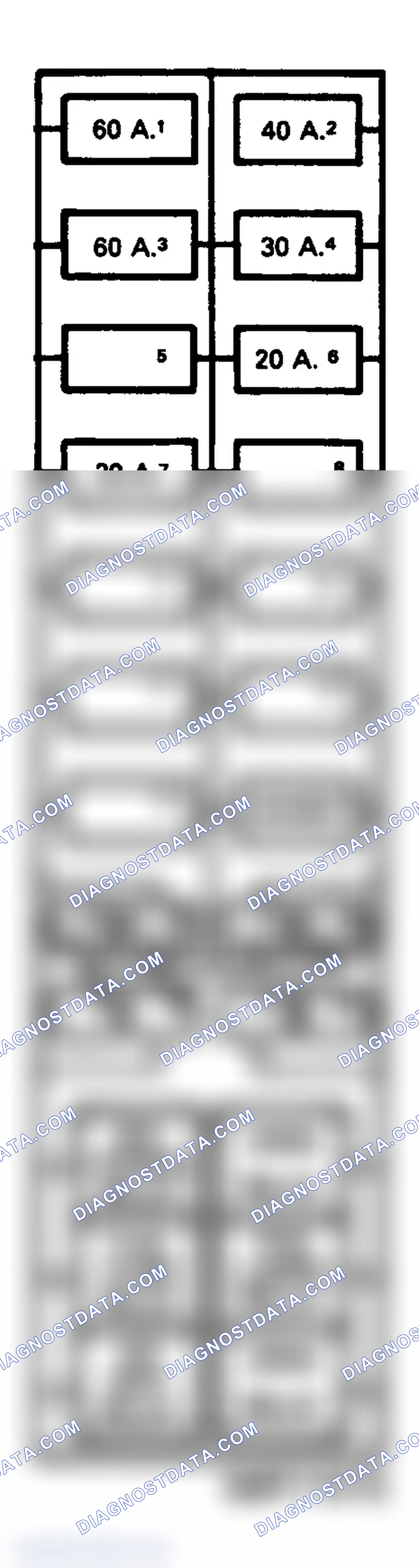 Scheme 10: POWER DISTRIBUTION BOX IDENTIFICATION (1992-94)