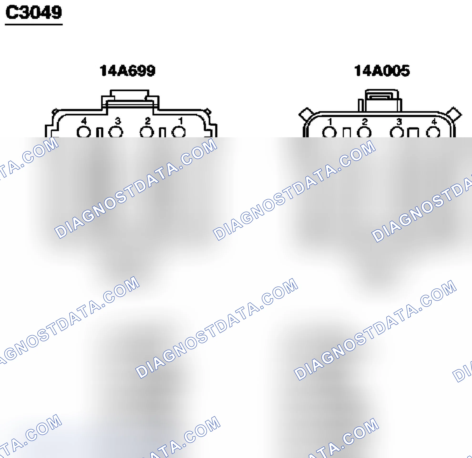 Scheme 359: Identifying Connectors C3049, C3065, C3066 & C3127