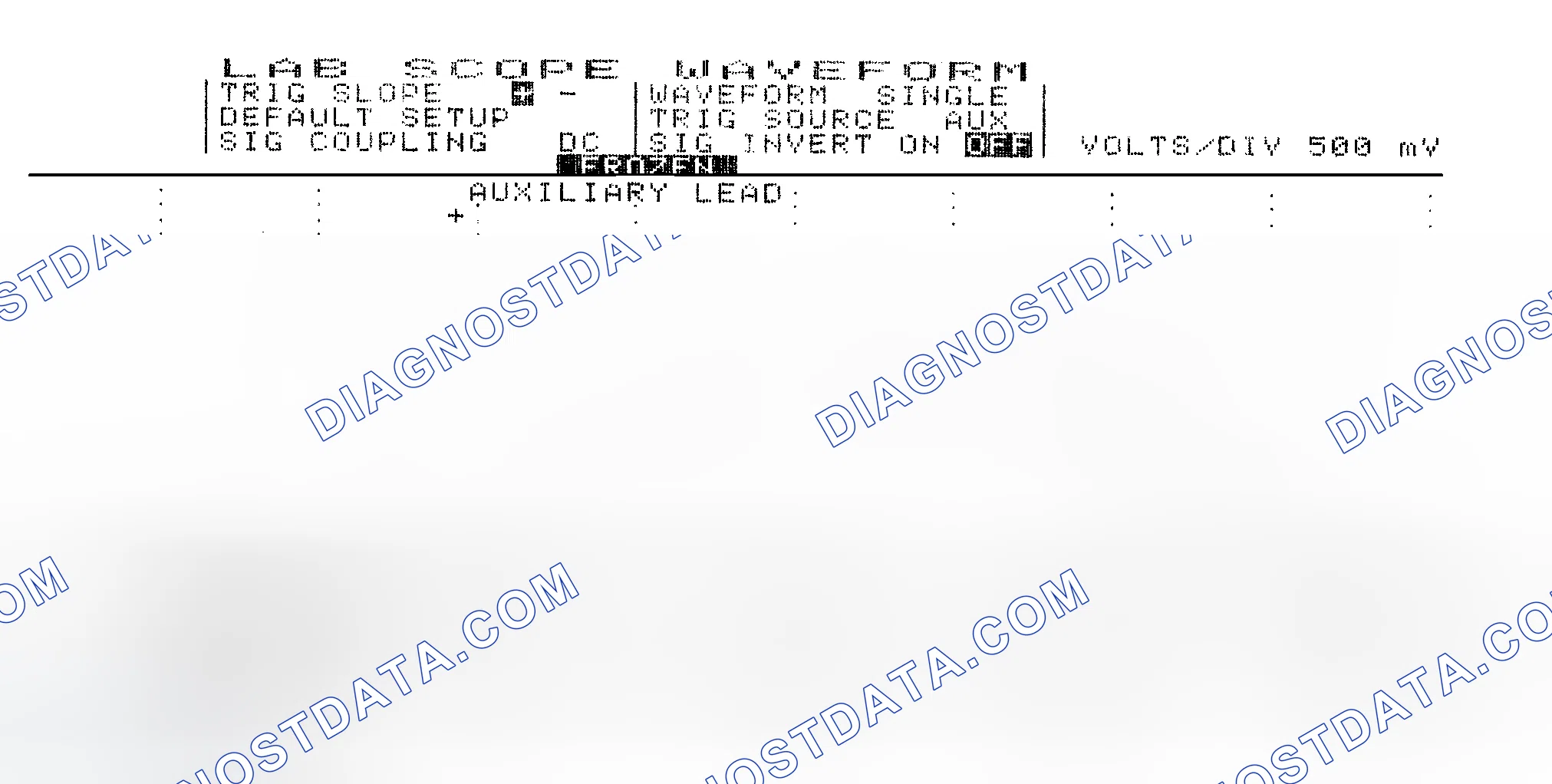 Scheme 14: Single Injector w/Excessive Current Flow - Current Pattern